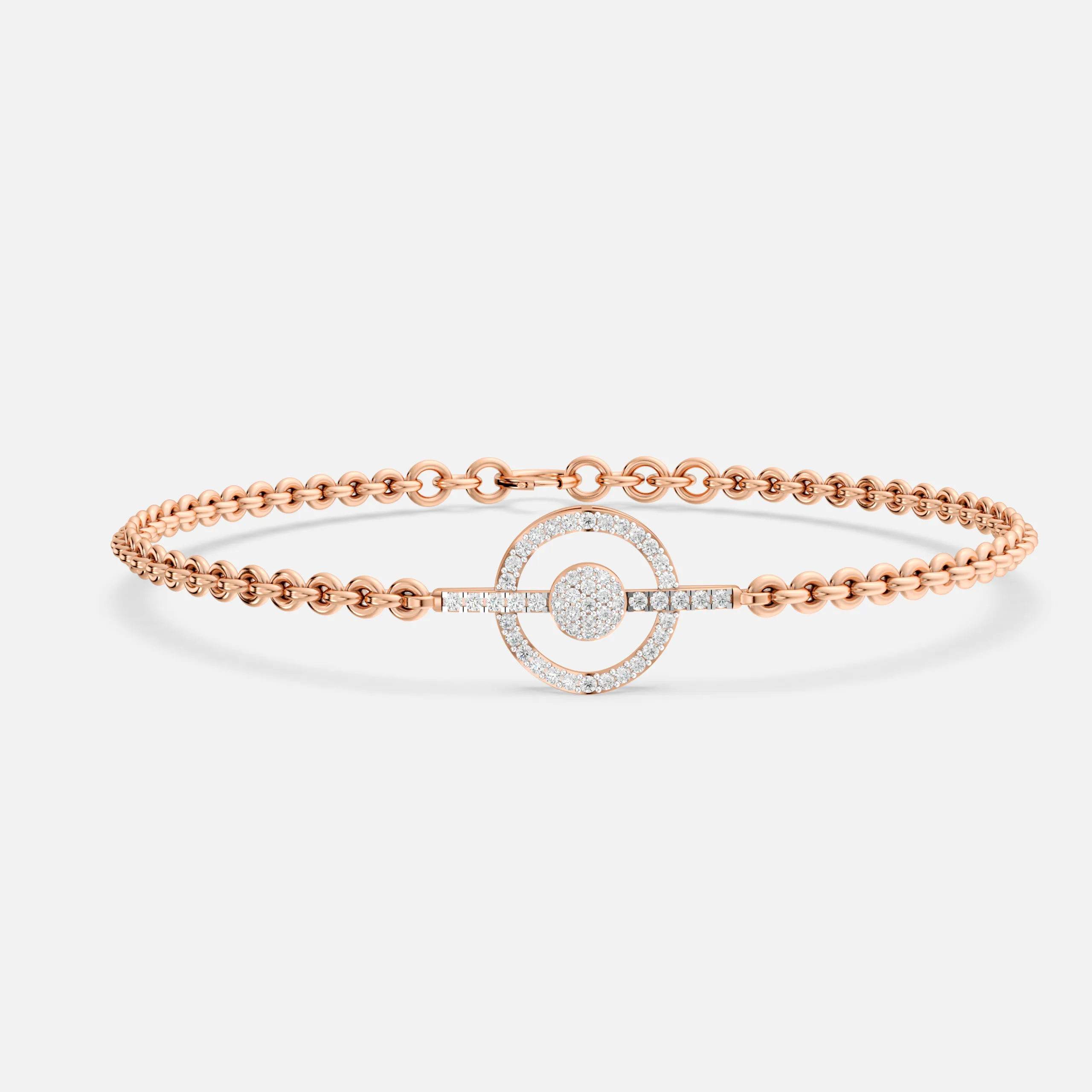 Circular Diamond Bracelet