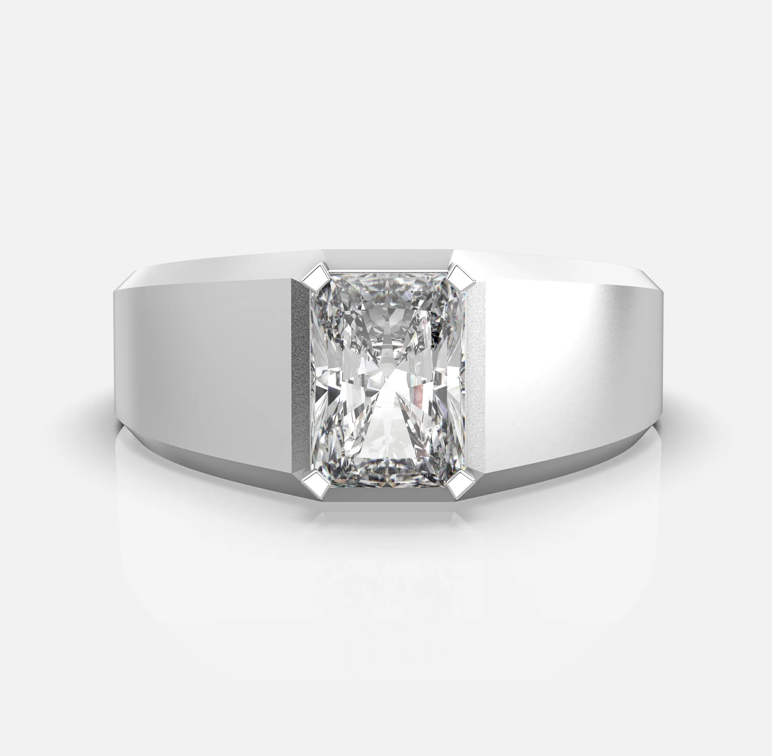Regal Radiant Diamond Men’s Ring