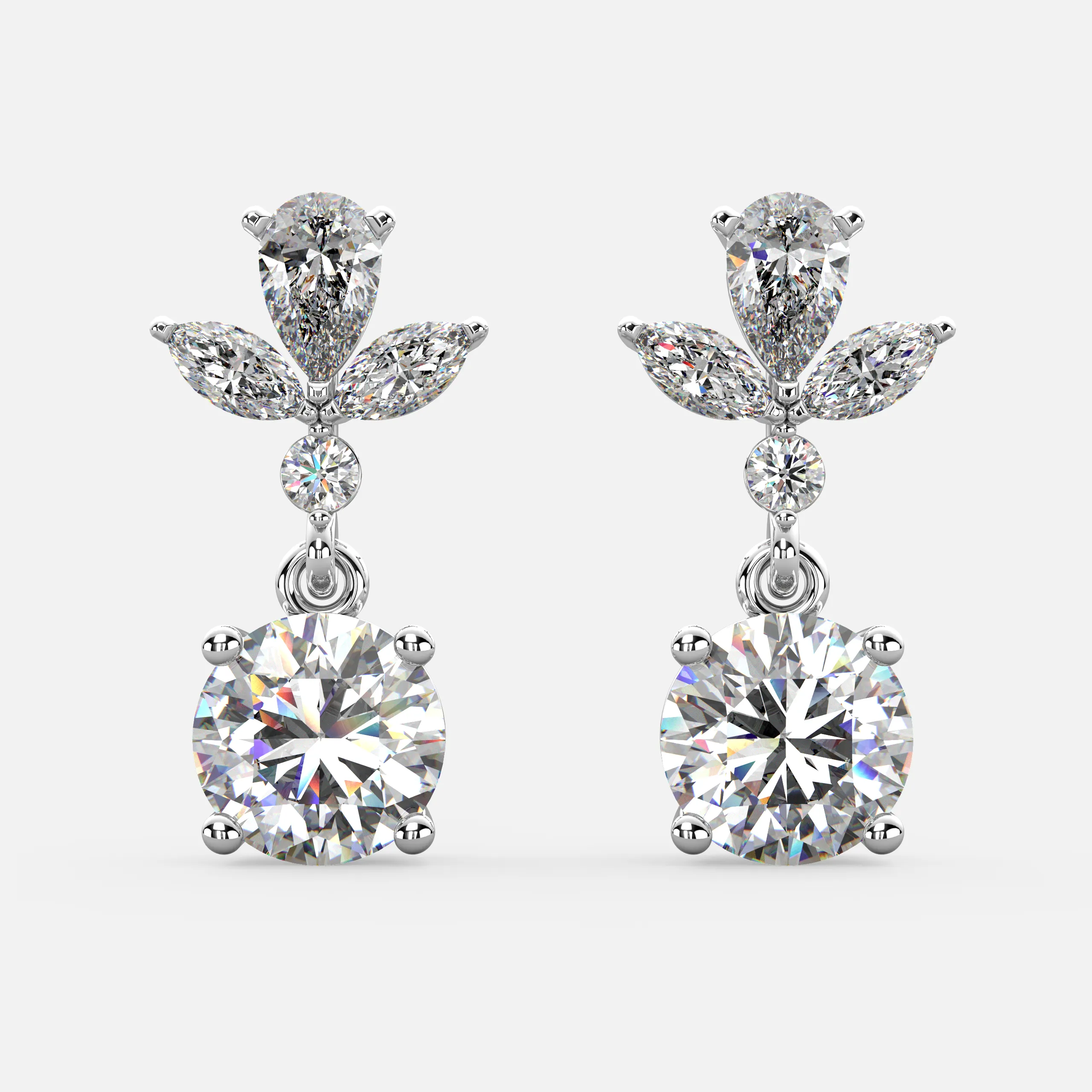 Flora Radiance Diamond Earrings