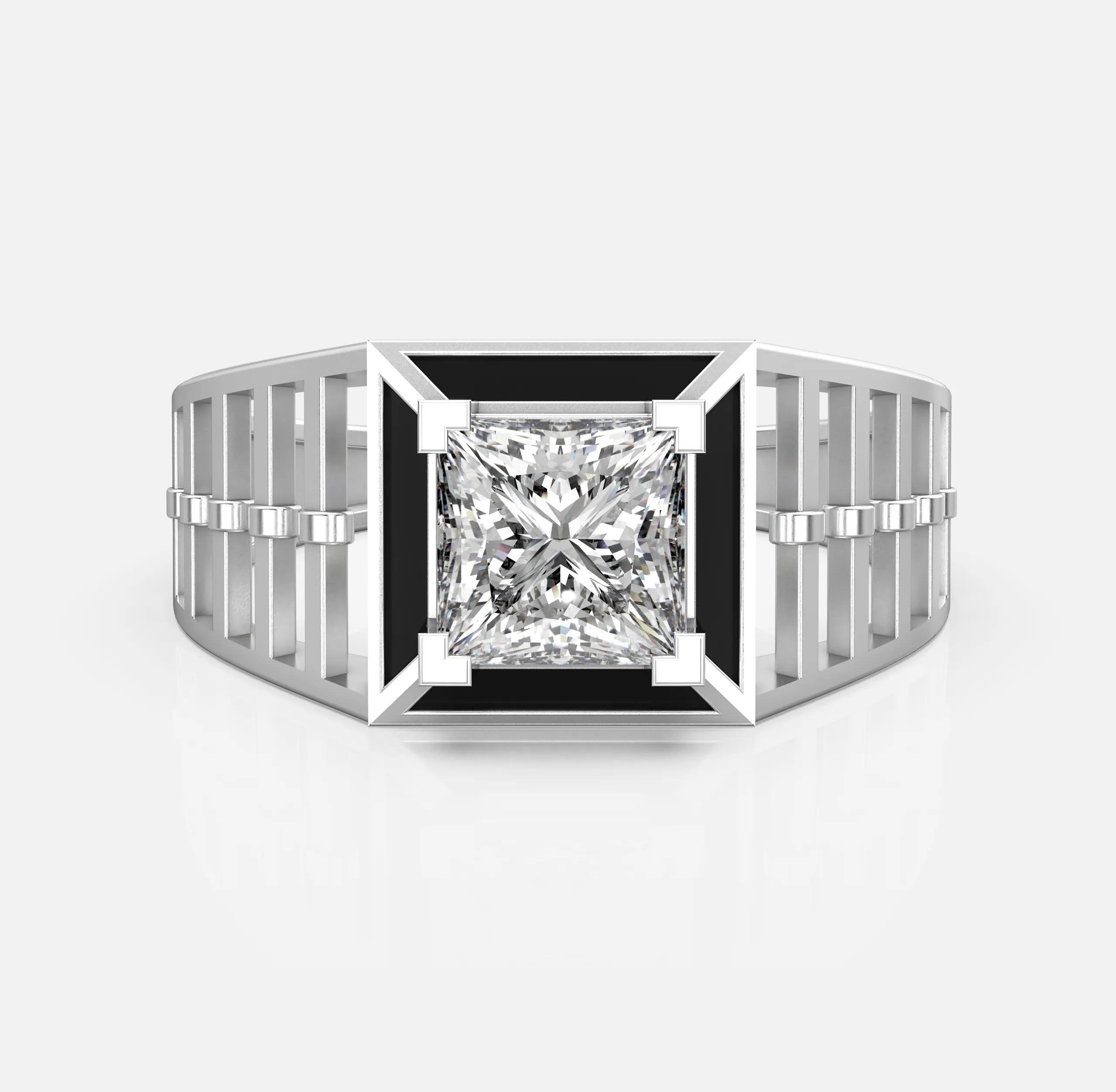 Empira Diamond Pillar Ring