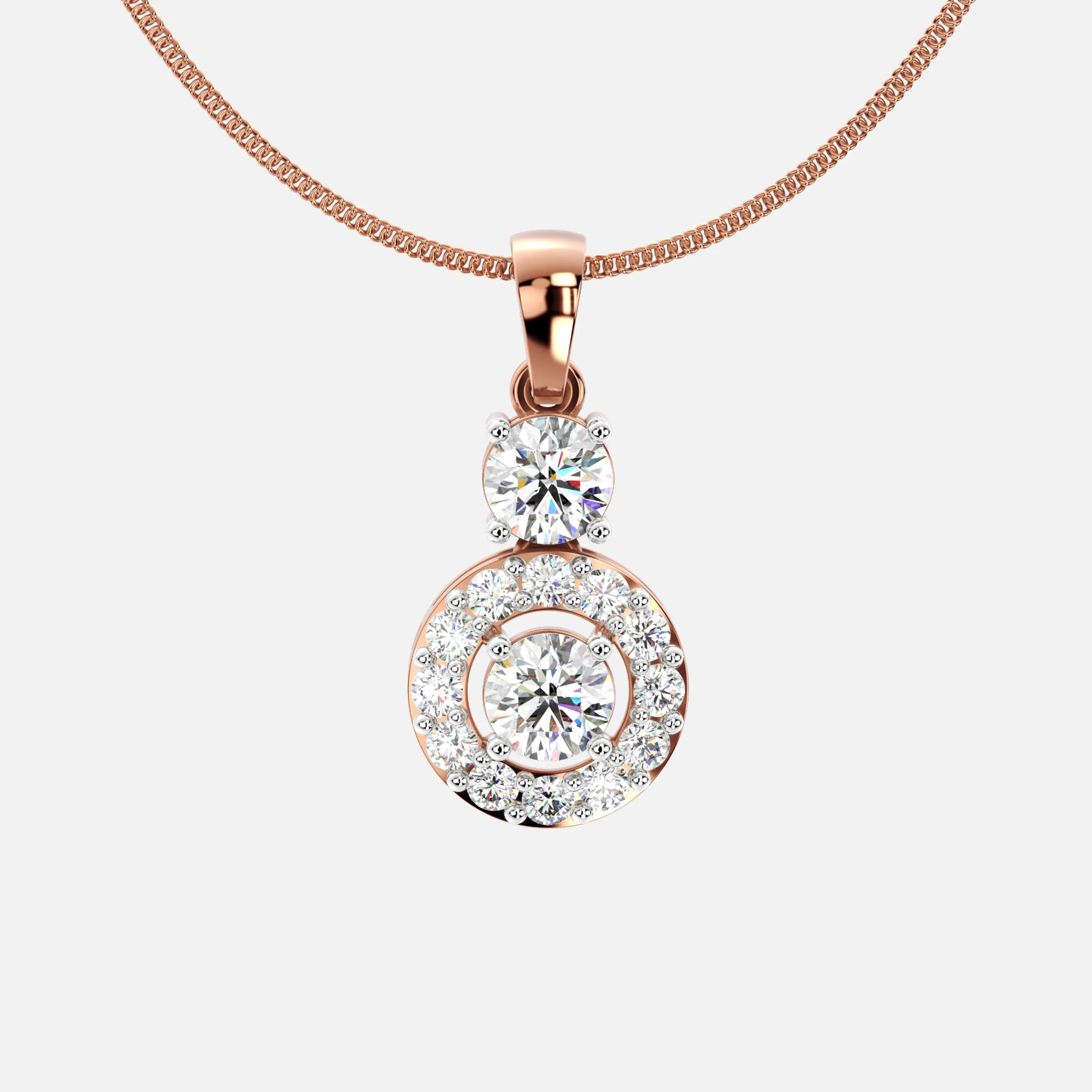 Moonlight Drop Diamond Pendant