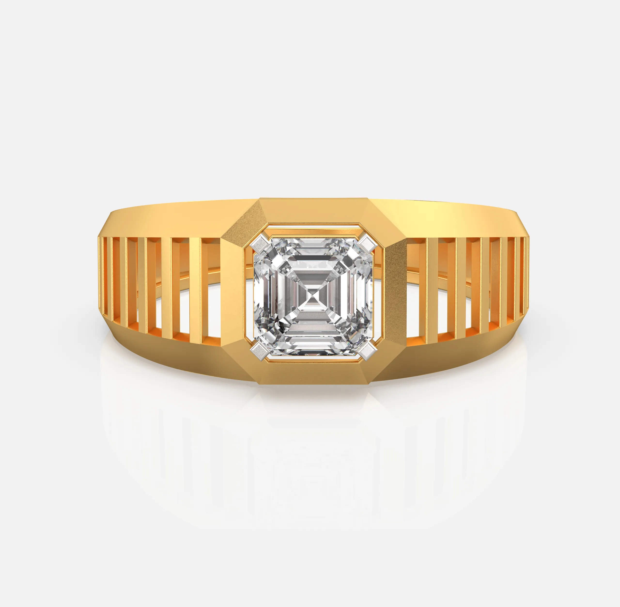 Regal Frame Diamond Ring