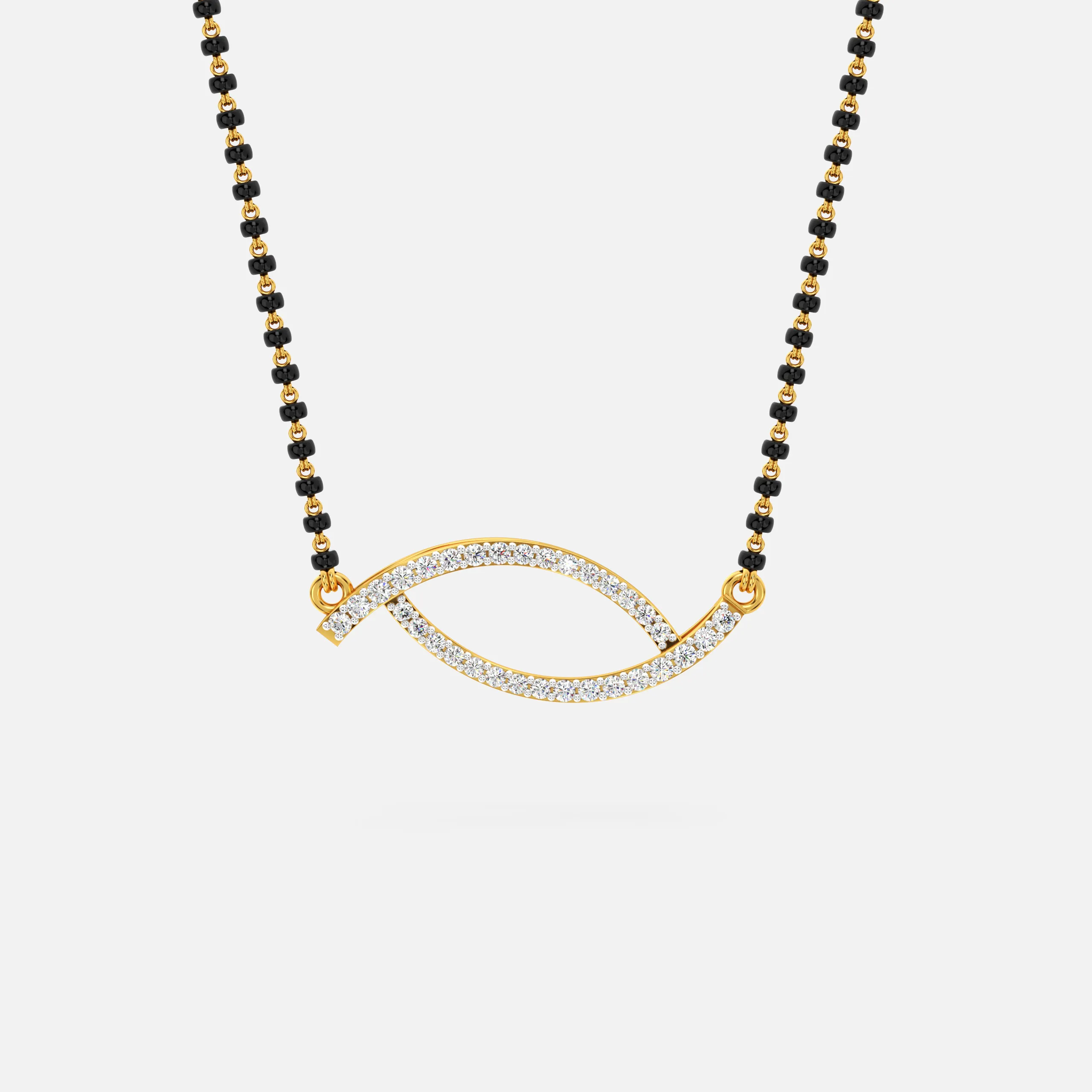 Diamond Swirl Mangalsutra
