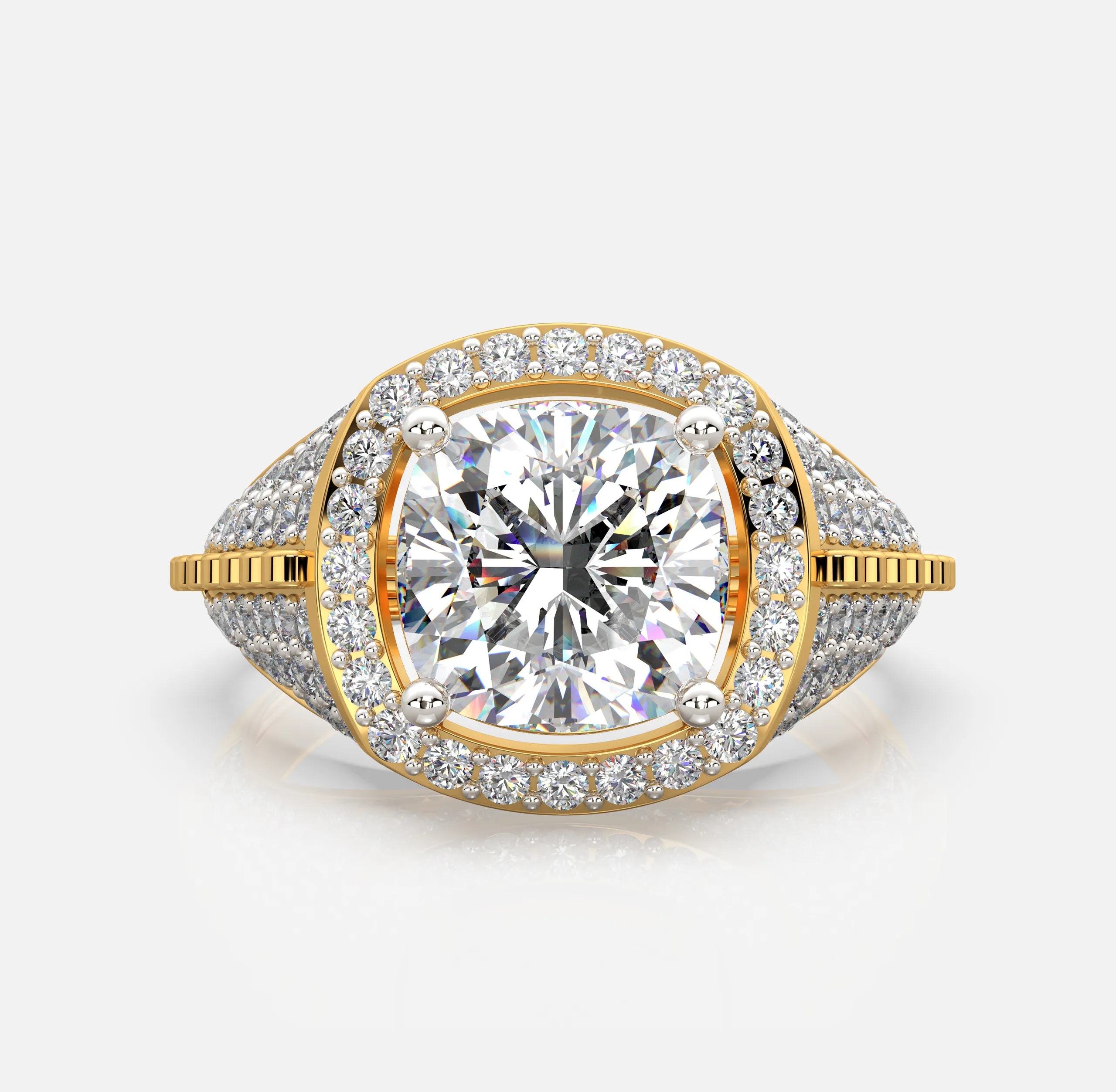 Regent Halo Ring