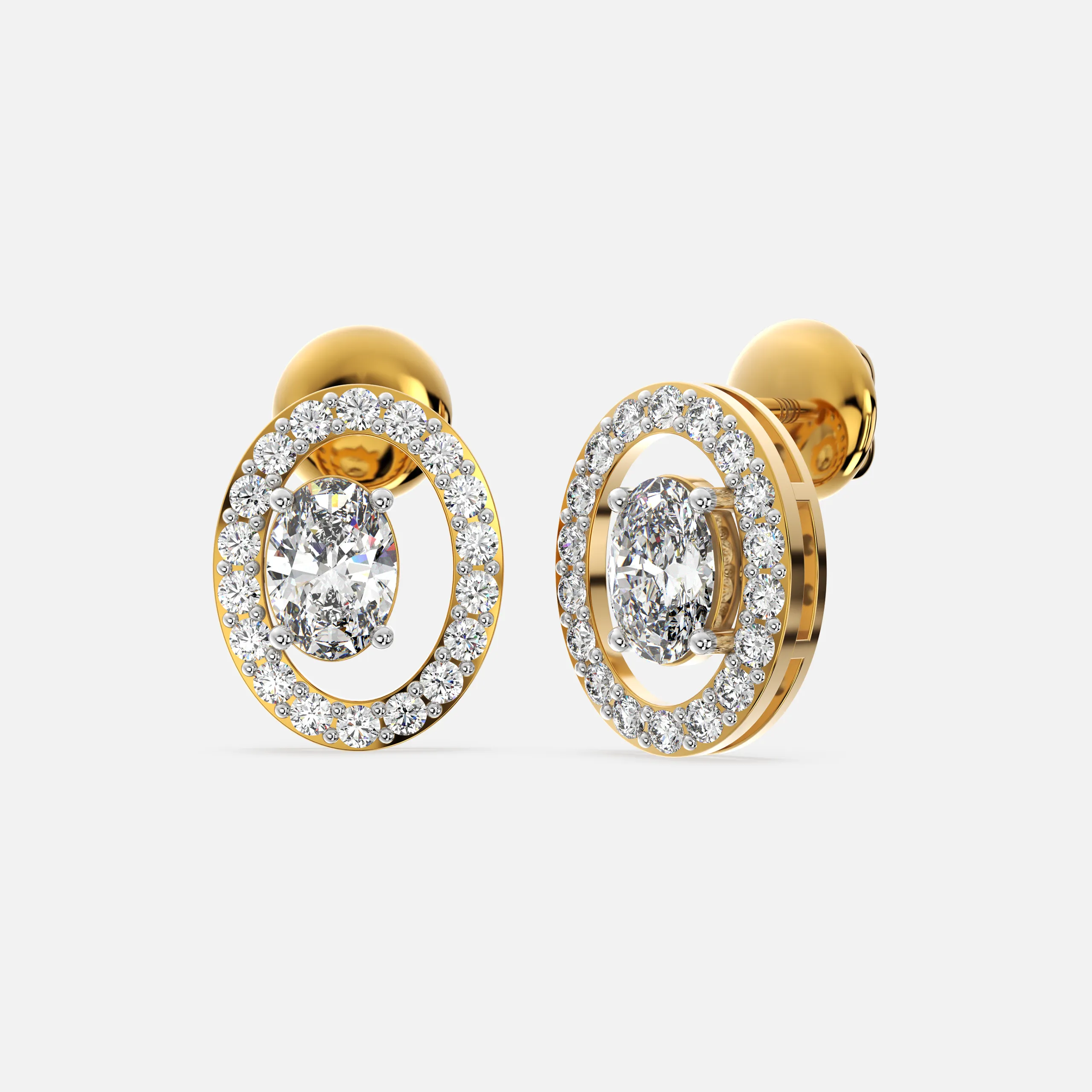 Ovalis Harmony Diamond Earrings