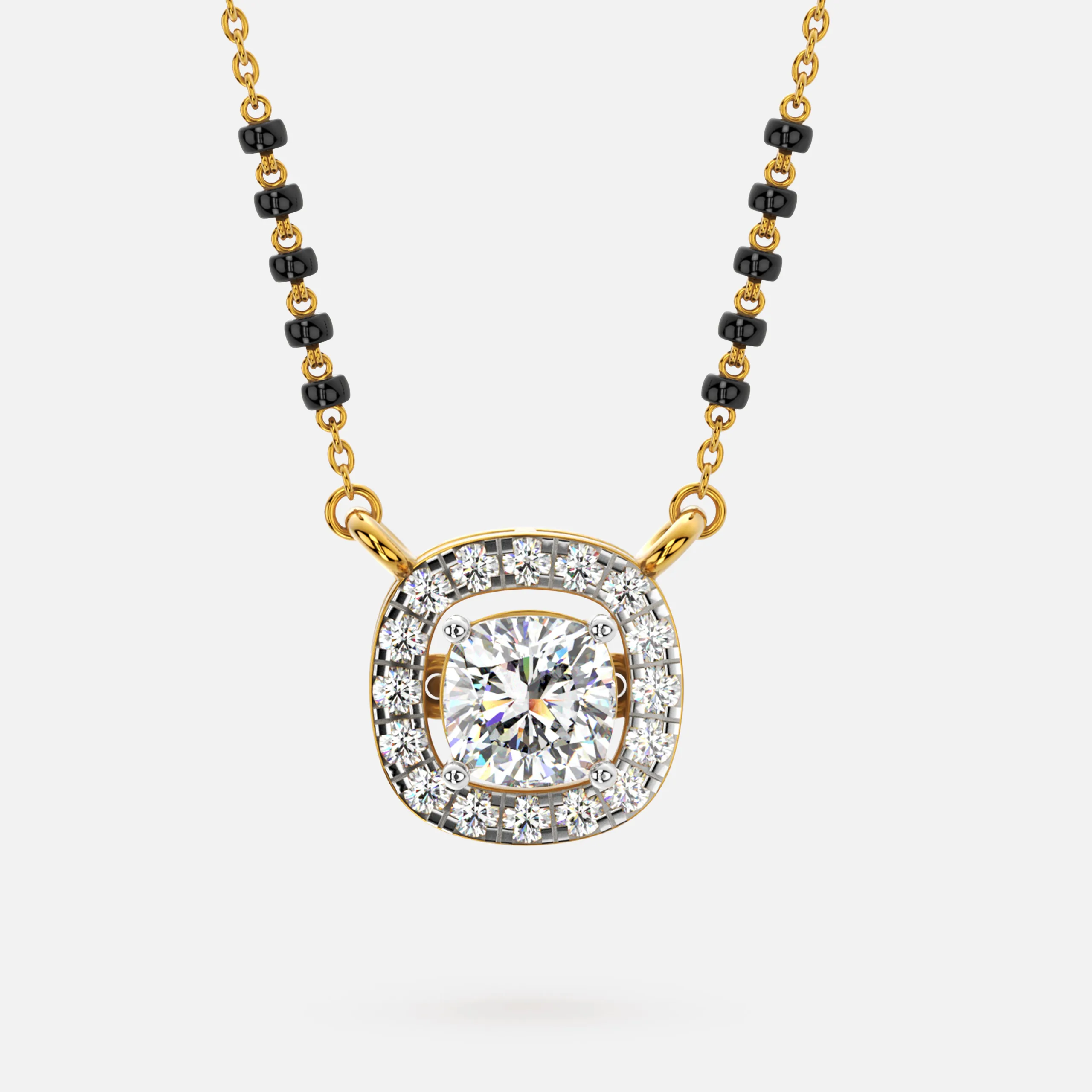 Radiant Cushion Mangalsutra
