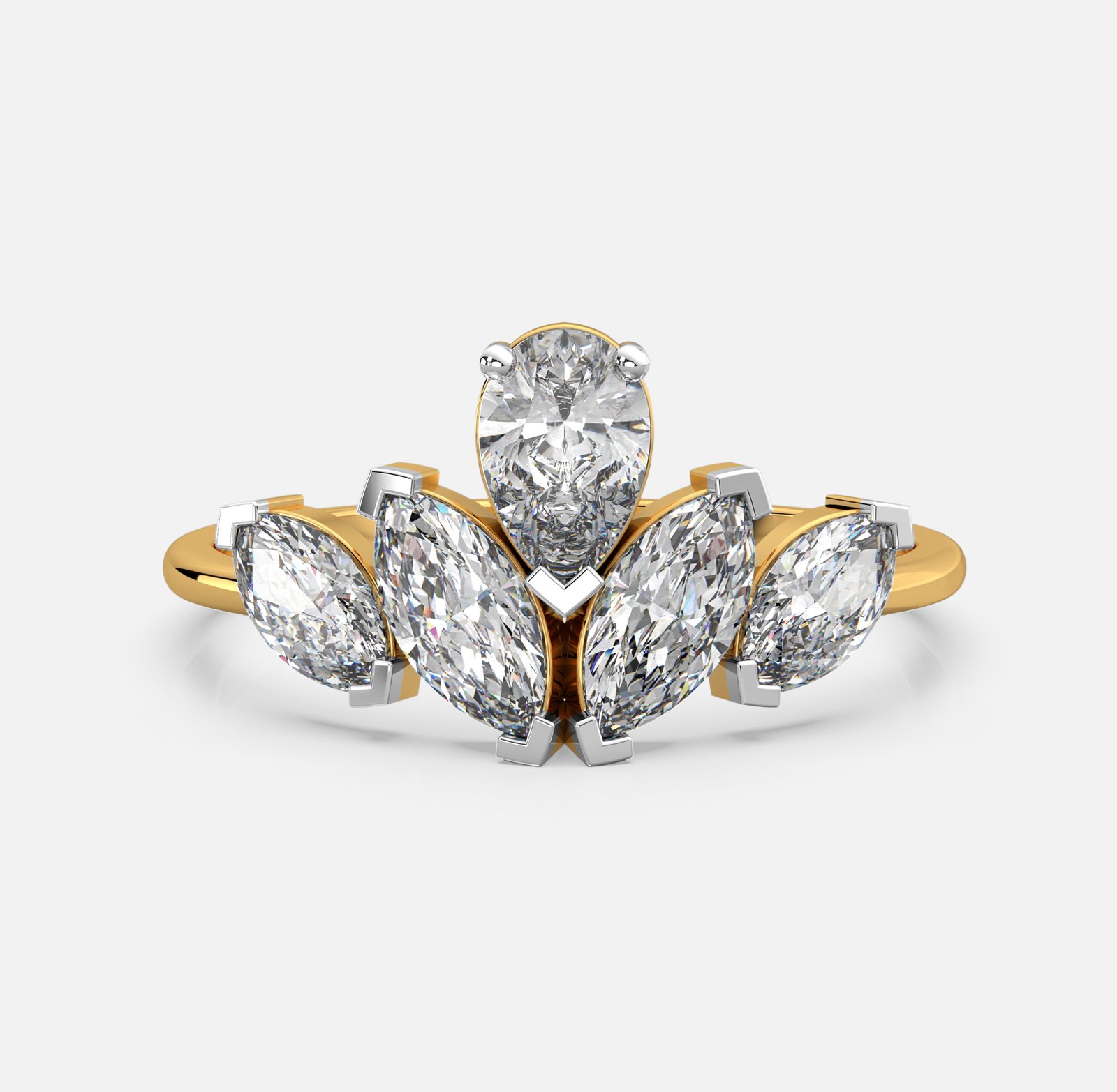 Marquise Bloom Diamond Ring