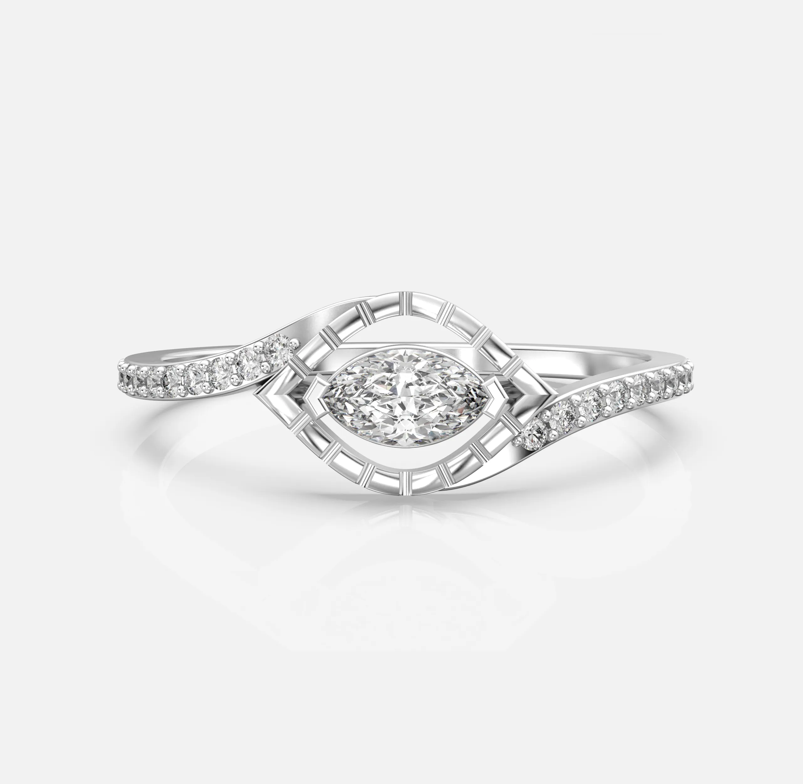 Eterna Eye Diamond Ring