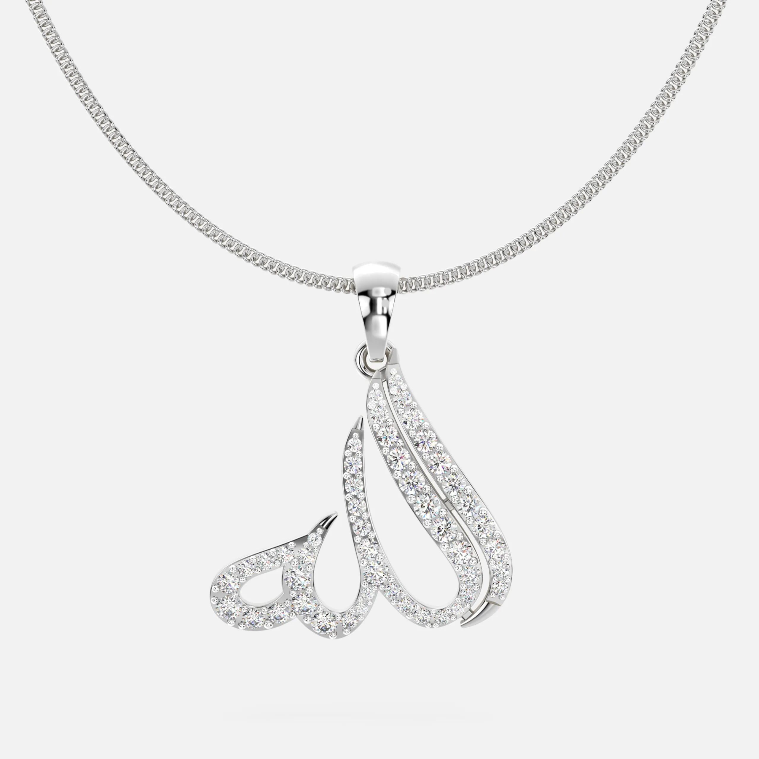 Divine Flow Diamond Pendant
