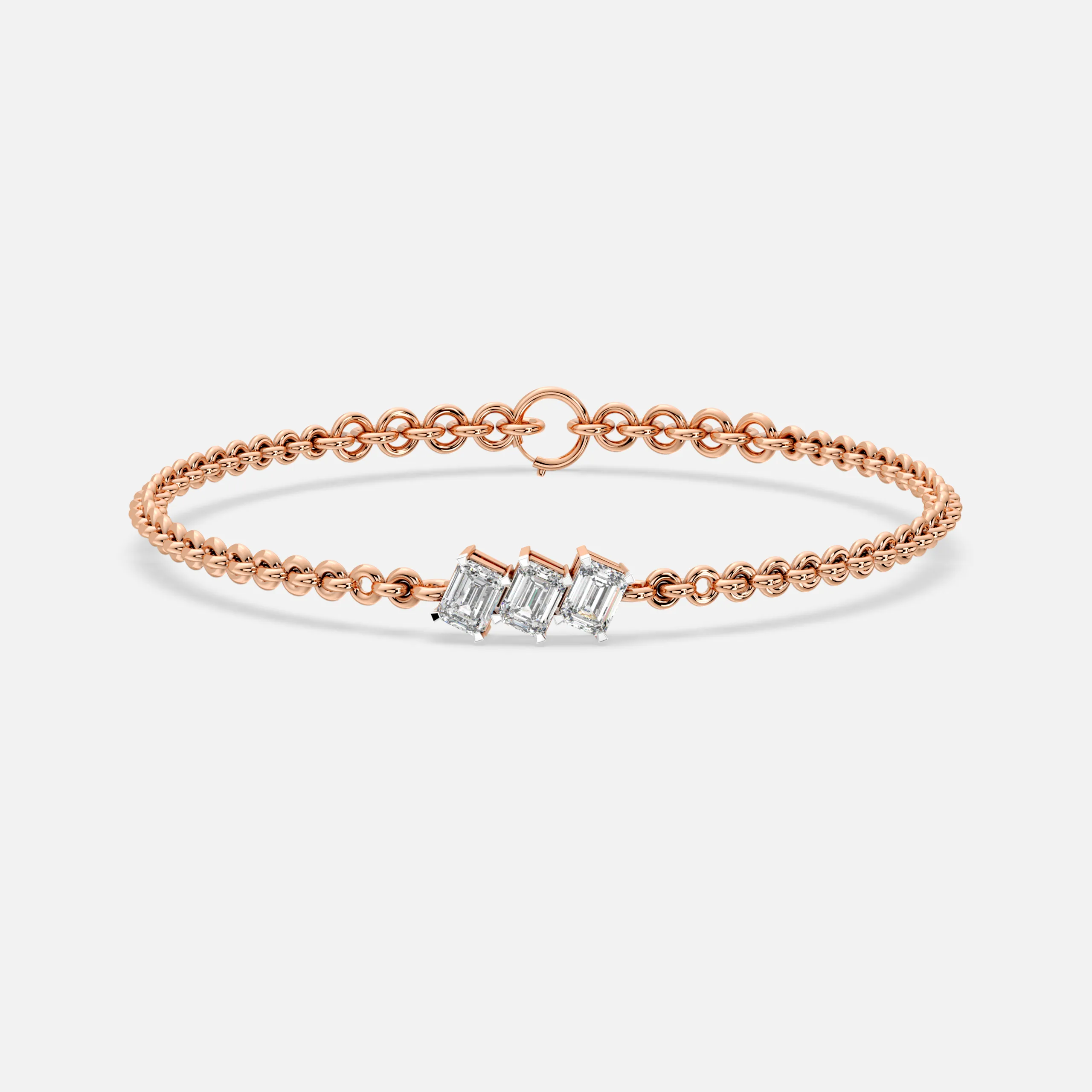 Trio Bar Diamond Bracelet