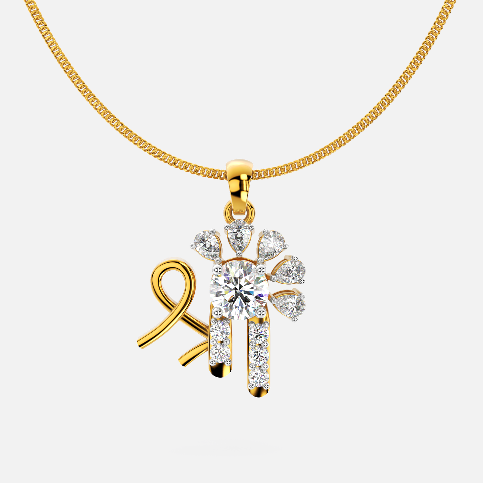 Divine Shri Diamond Pendant