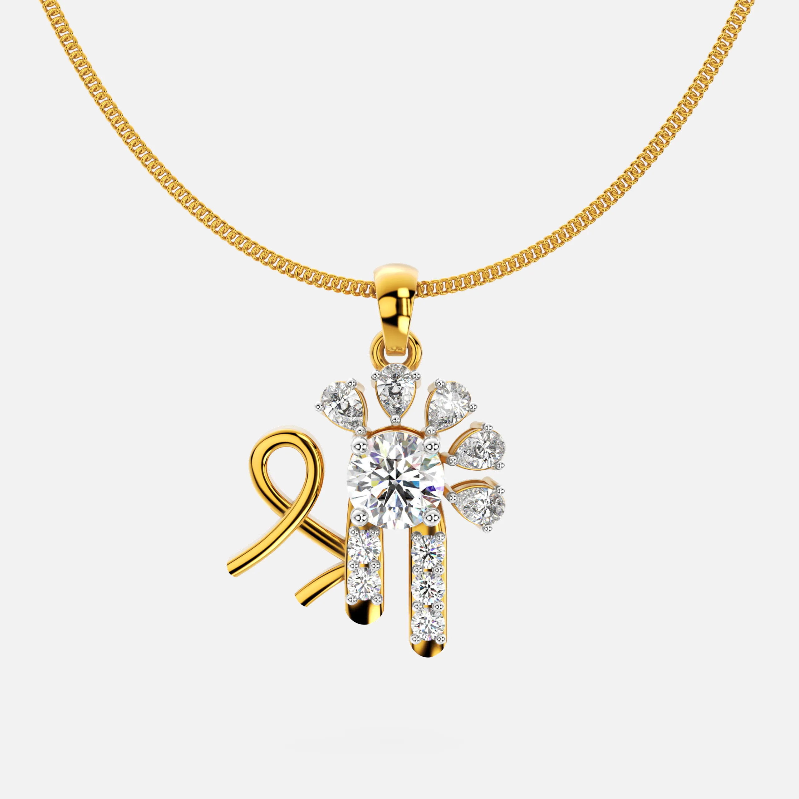 Divine Shri Diamond Pendant