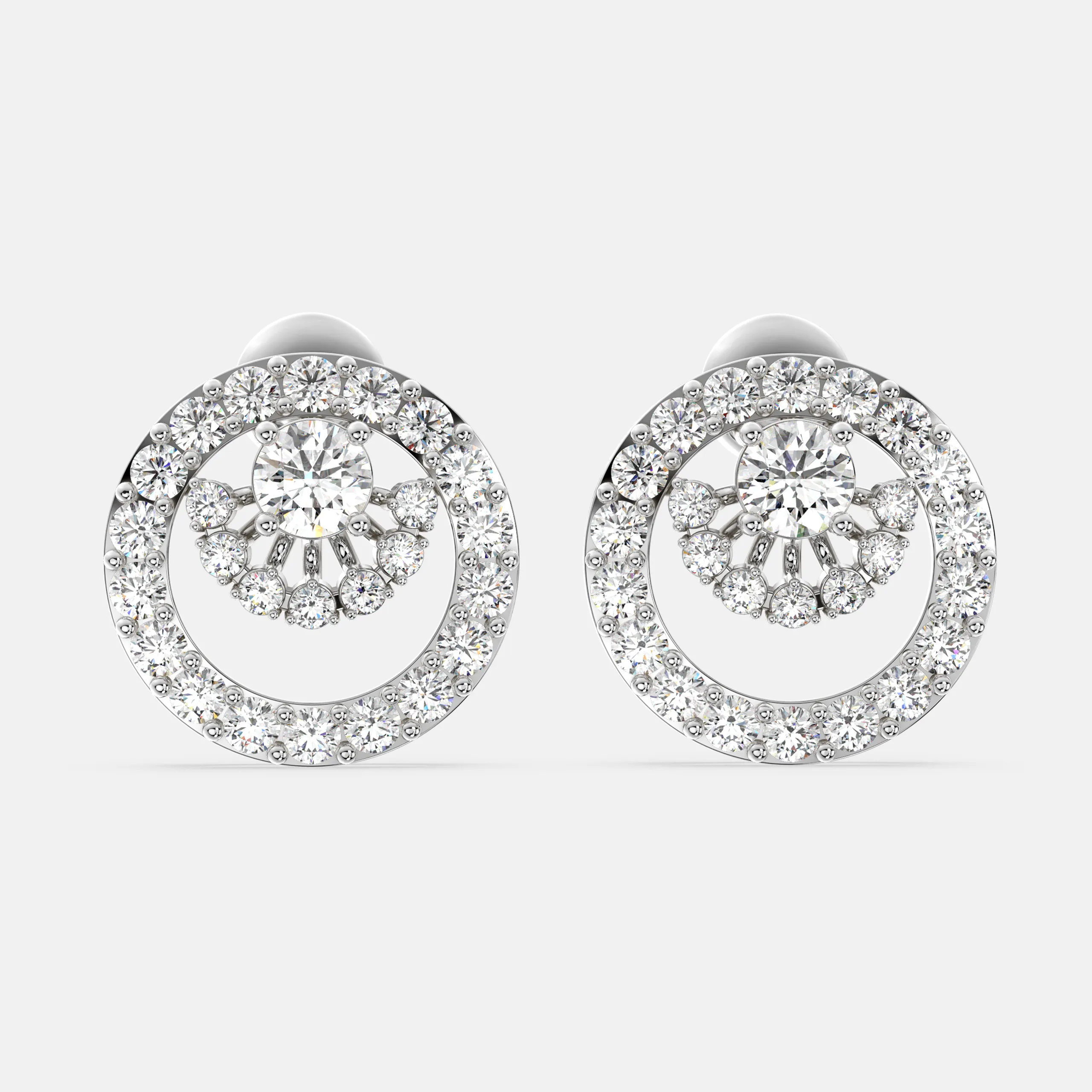 Luna Aura Diamond Earrings