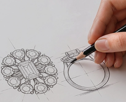 DESIGNER DIAMOND JEWELLERY: FROM CONCEPT TO CREATION