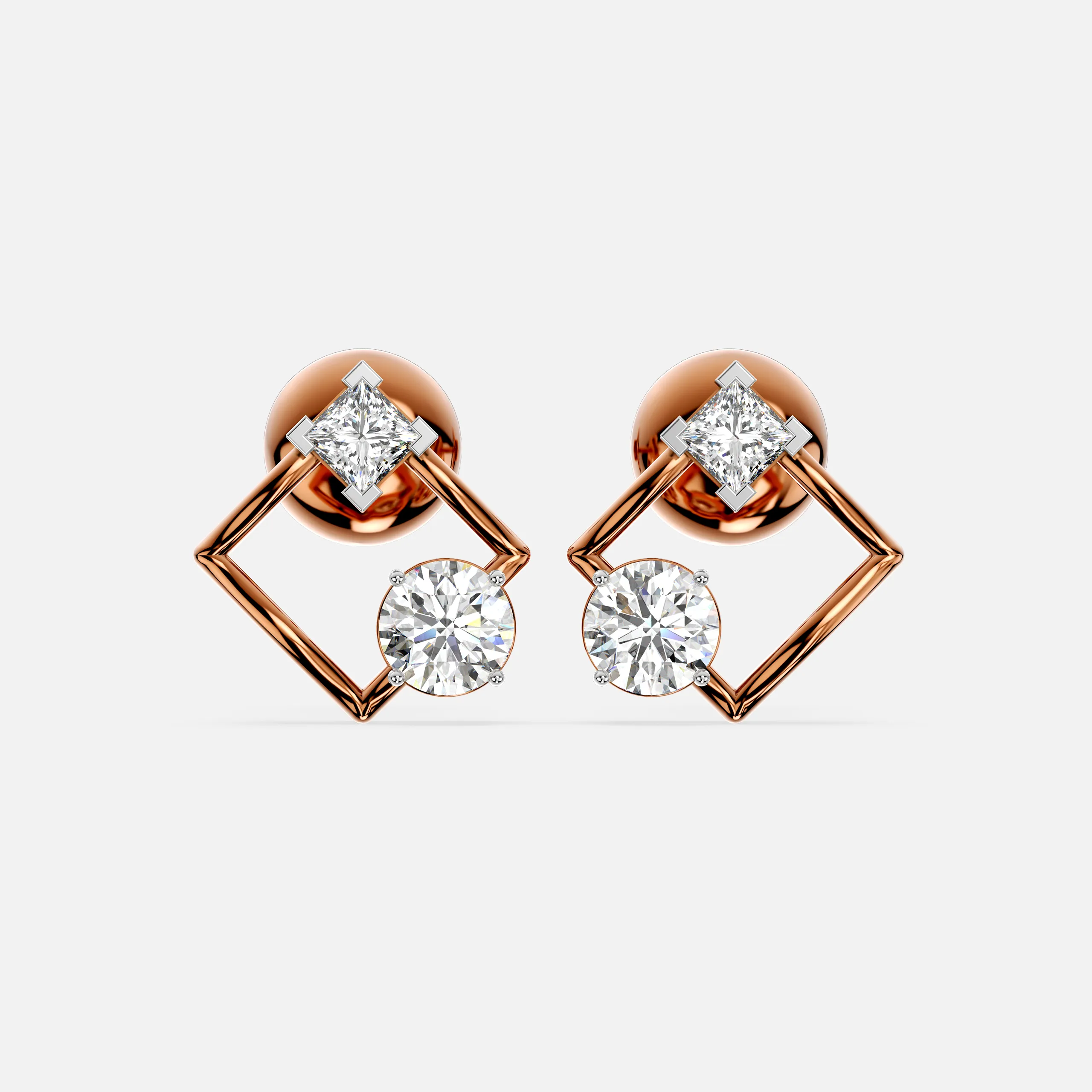Chic Unity Diamond Earring