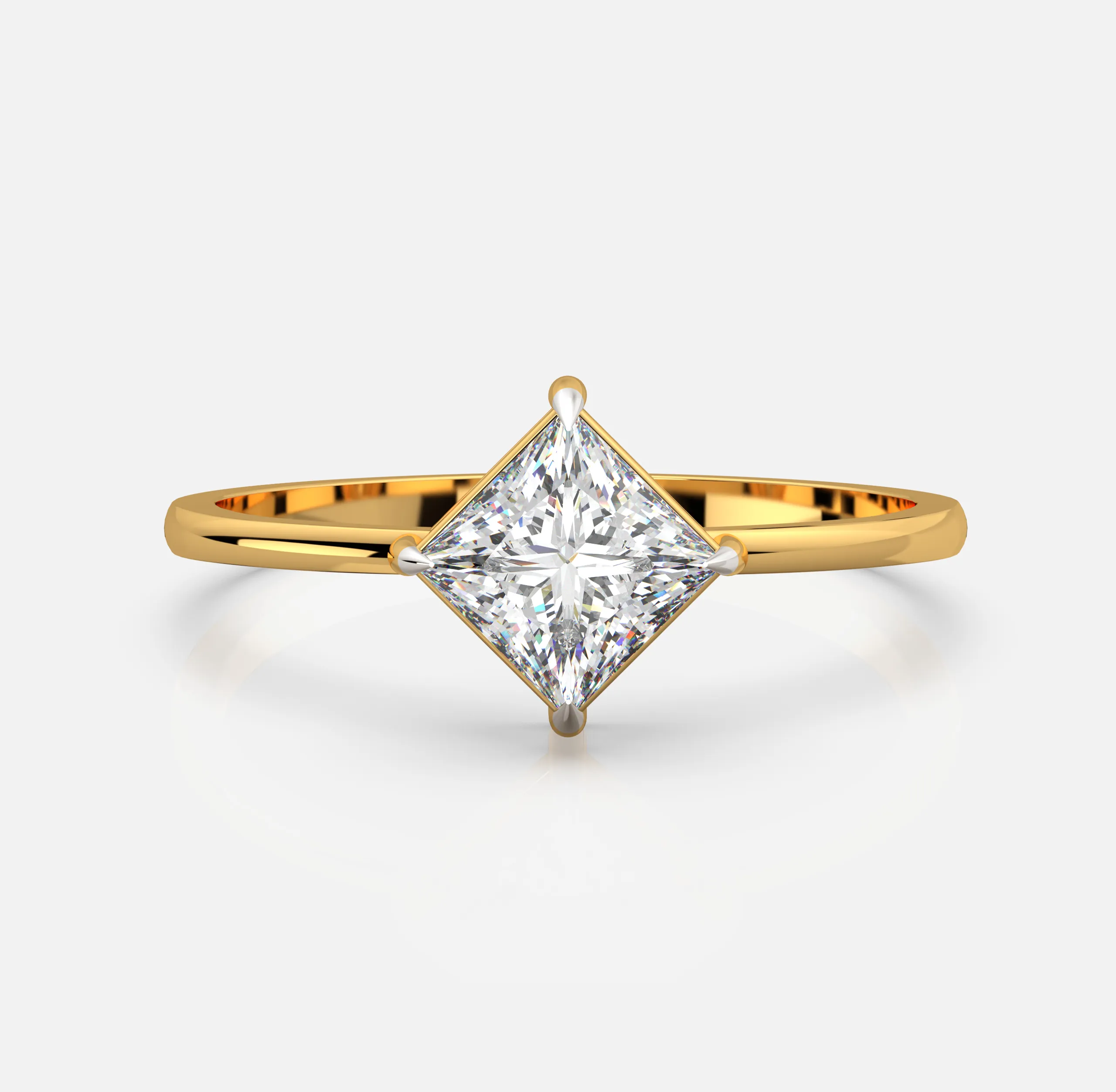 Astria Princess Solitaire Ring