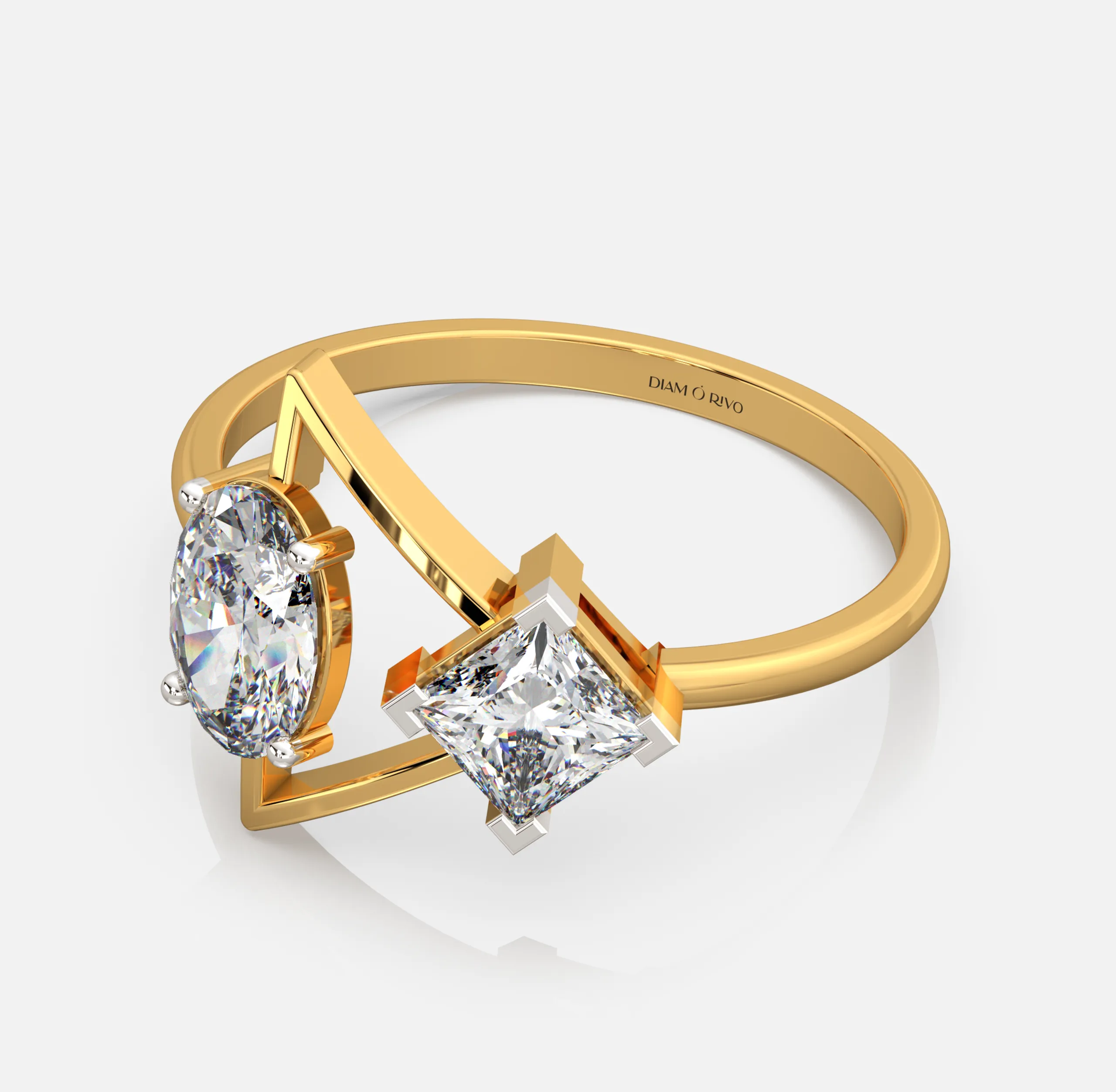 Aurora Duo Diamond Ring