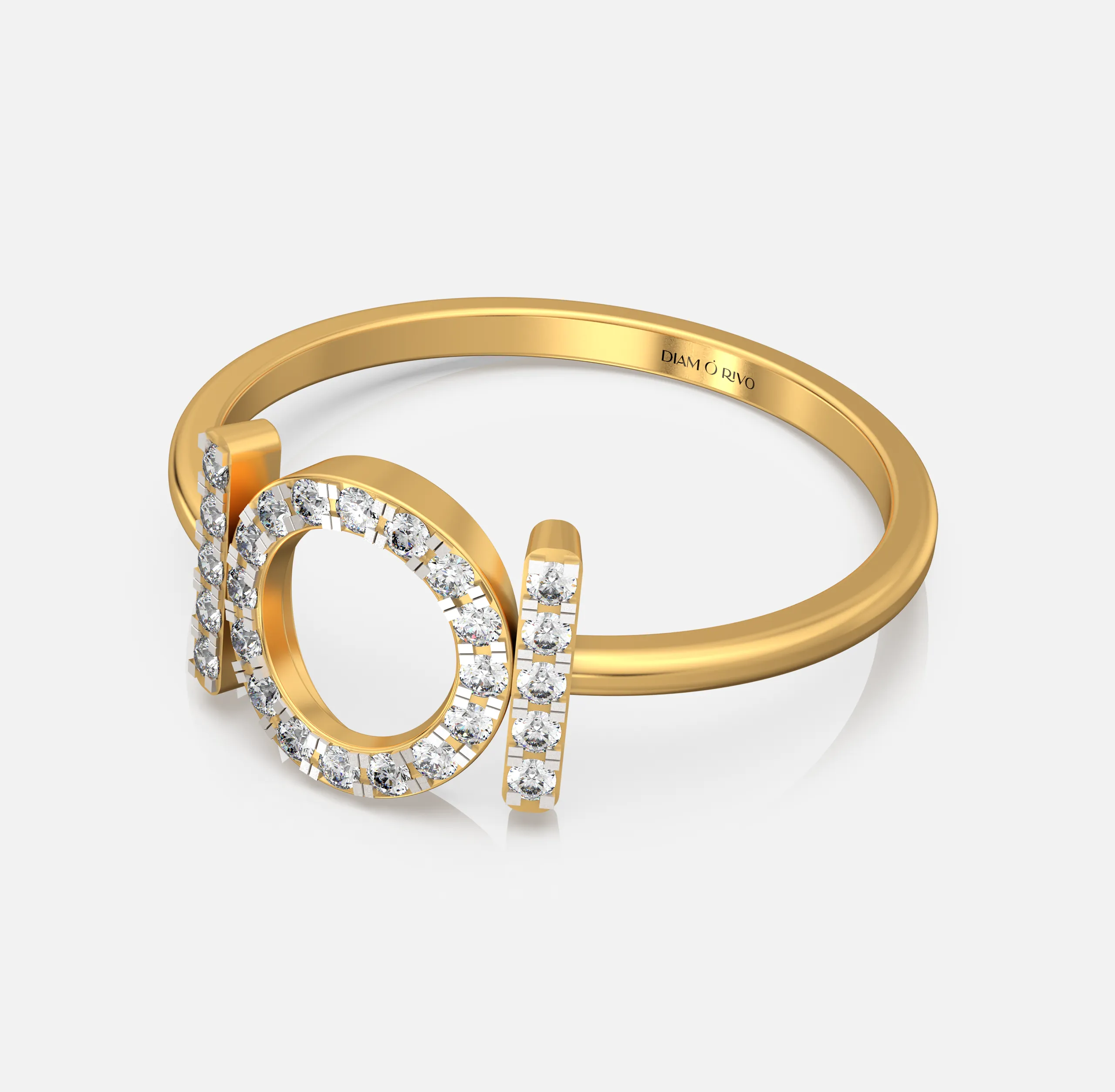 Orbit Halo Diamond Ring