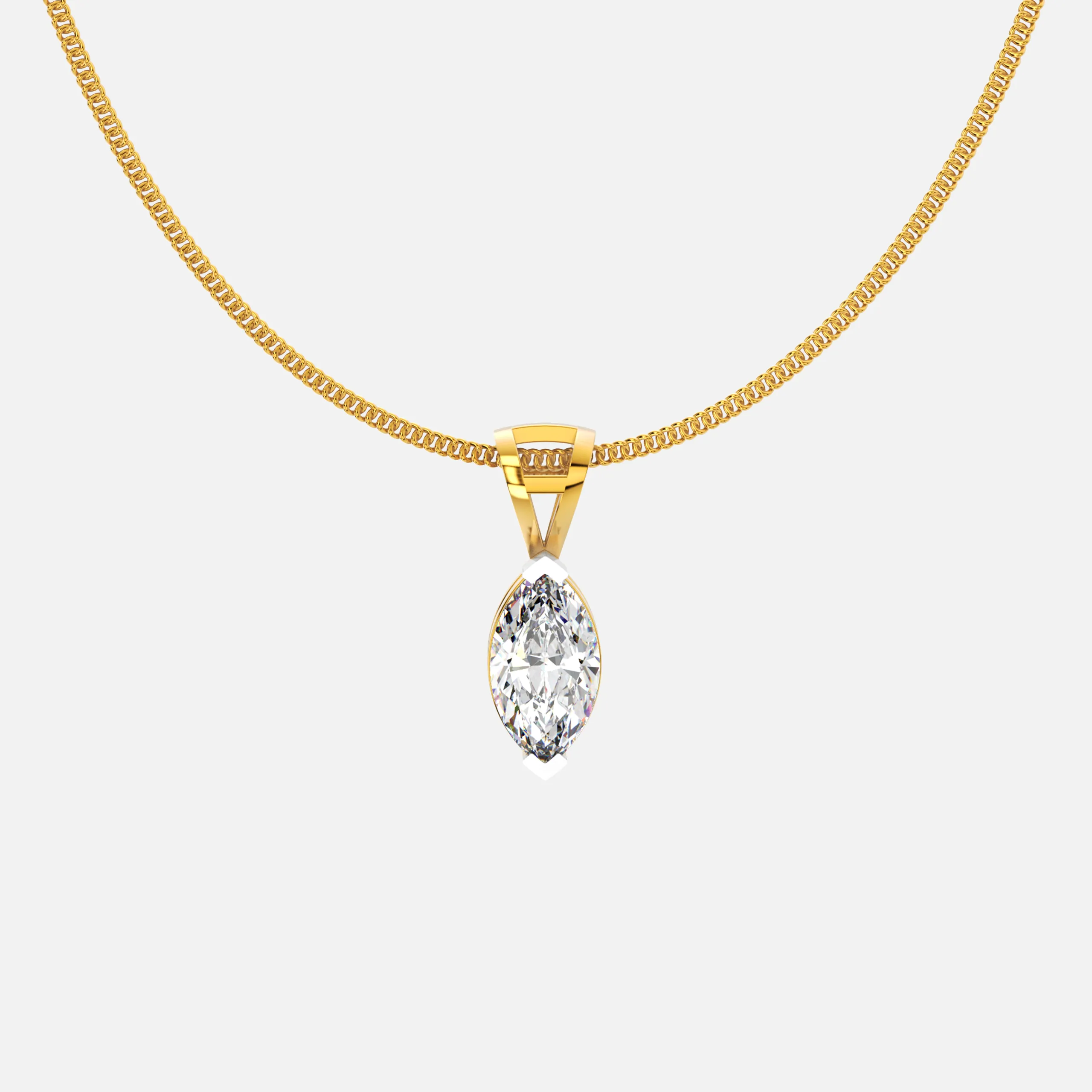 Marquise Gleam Pendant