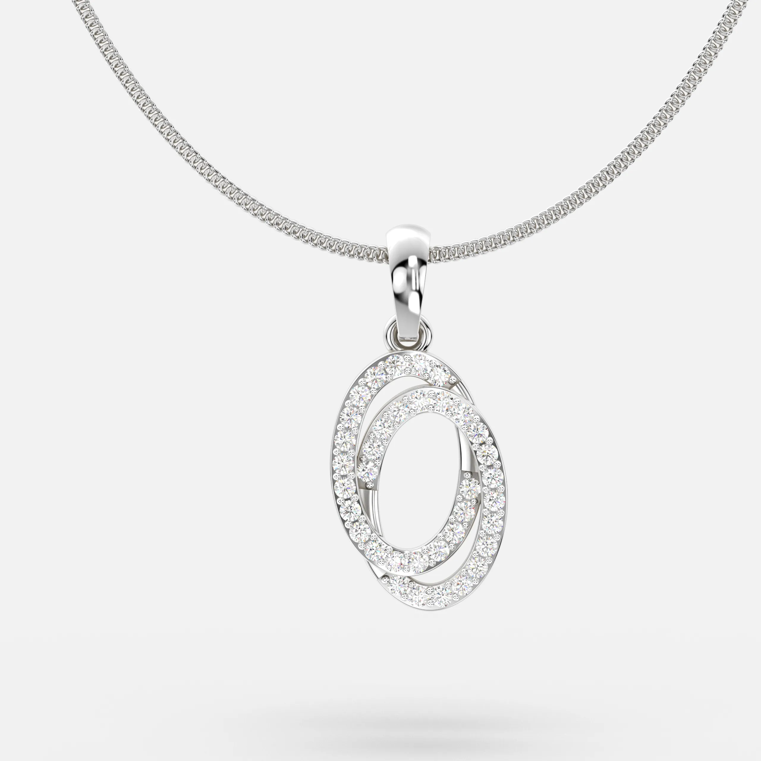 Eternal Loop Diamond Pendant