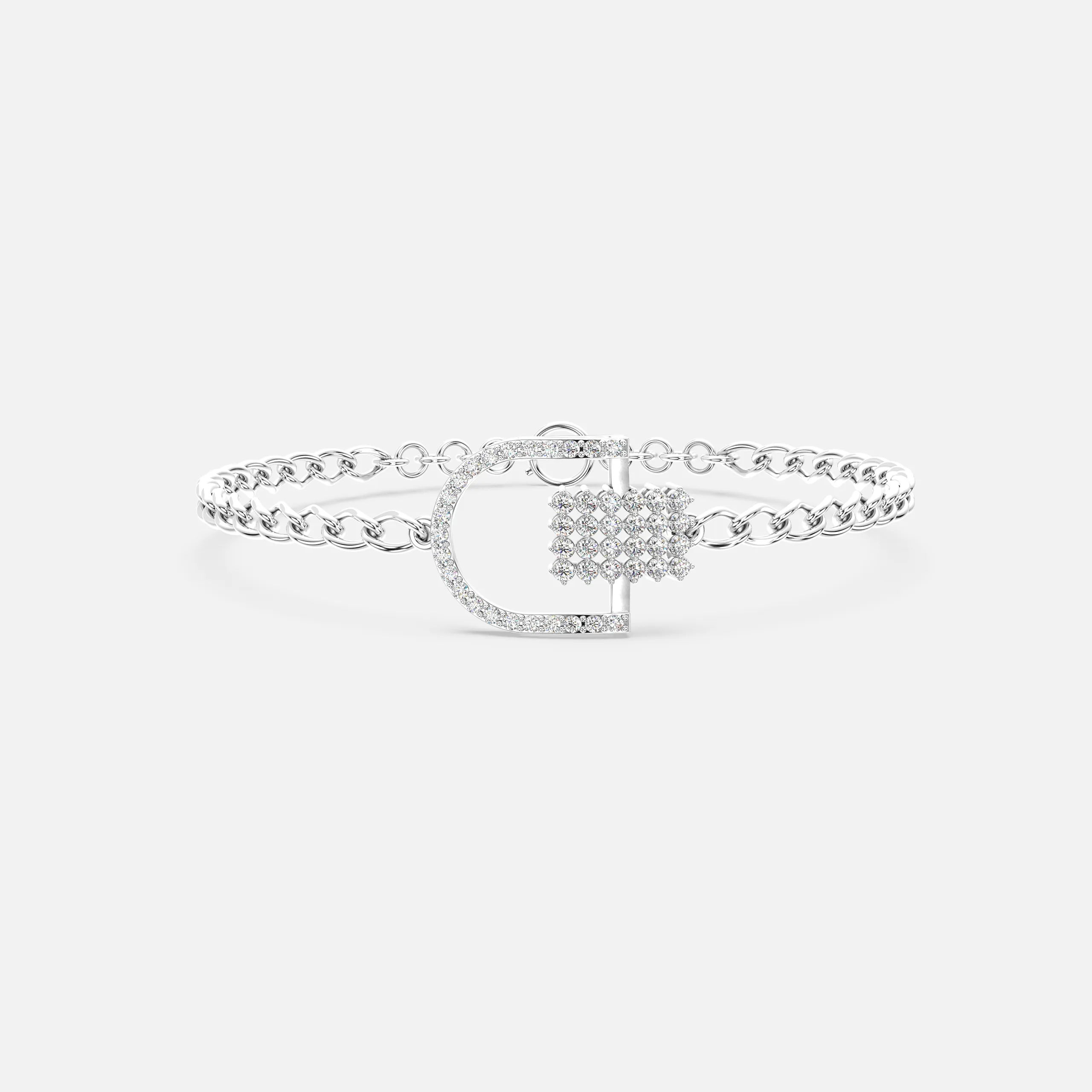 Orbit Charm Diamond Bracelet