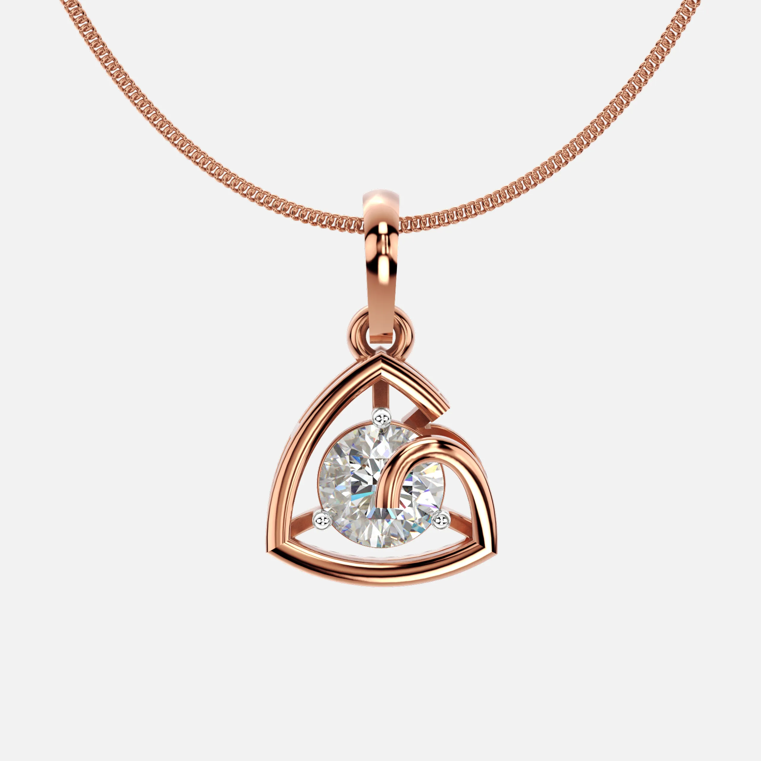 Sparkle Embrace Diamond Pendant