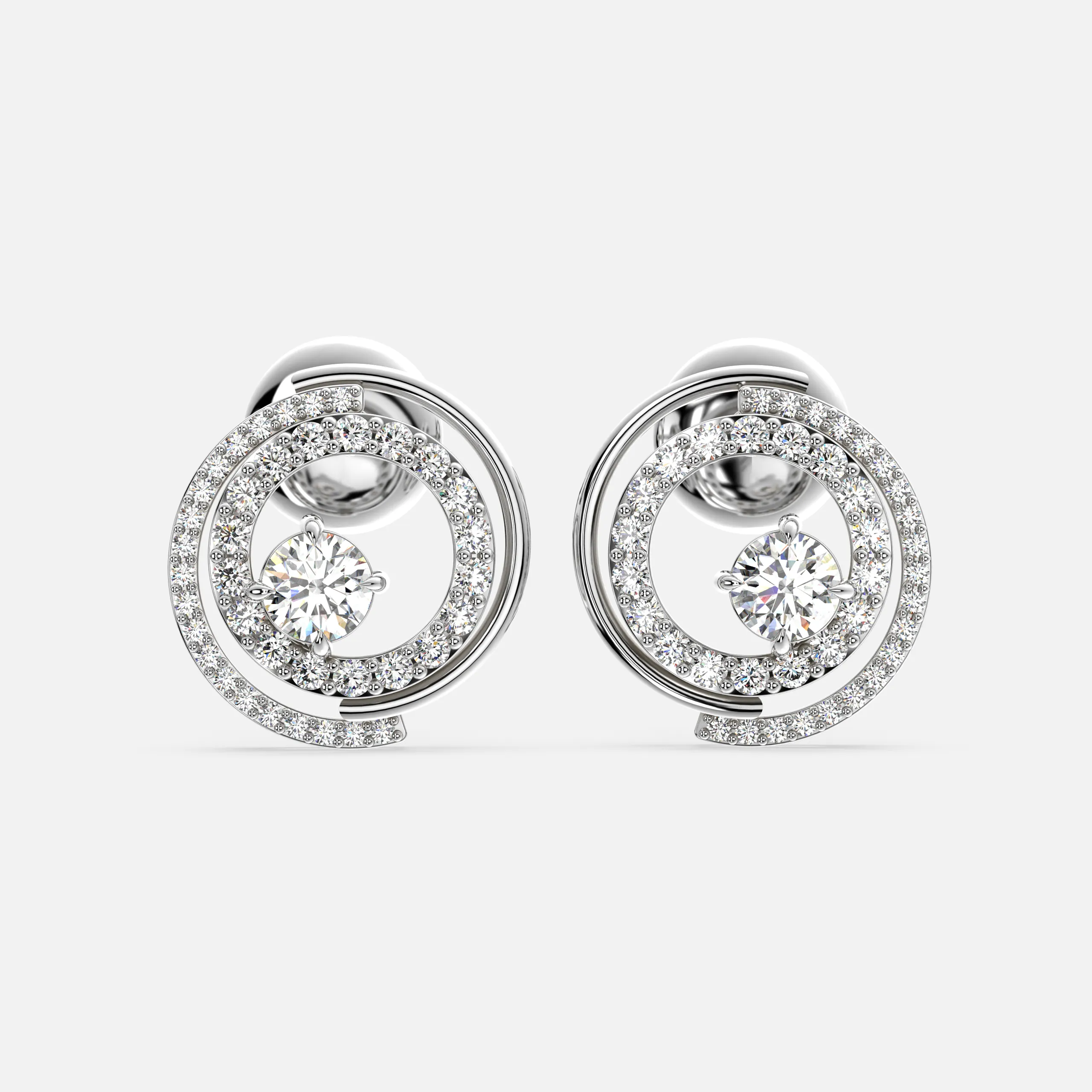 Celestial Orbit Diamond Earrings