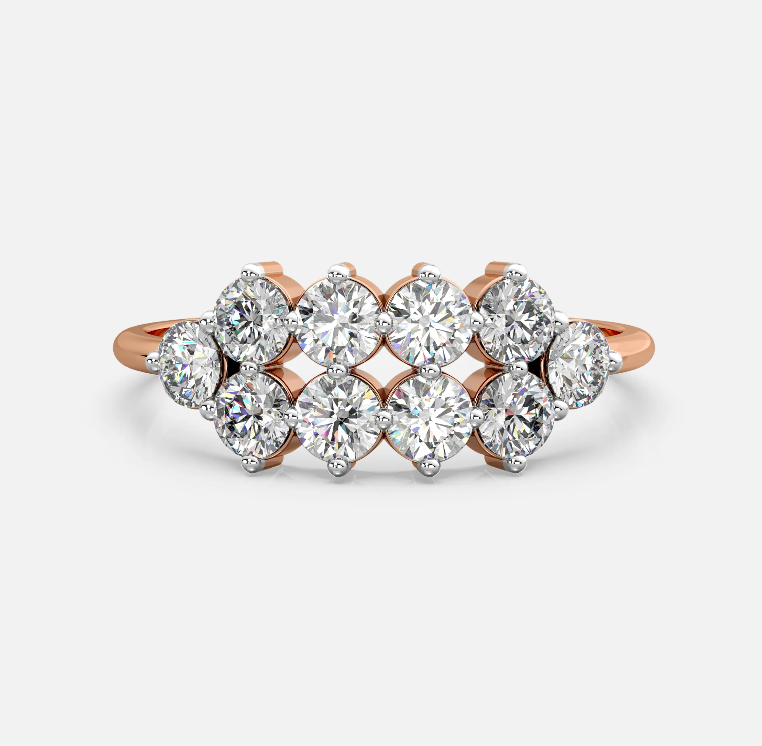 Radiant Cluster Diamond Band
