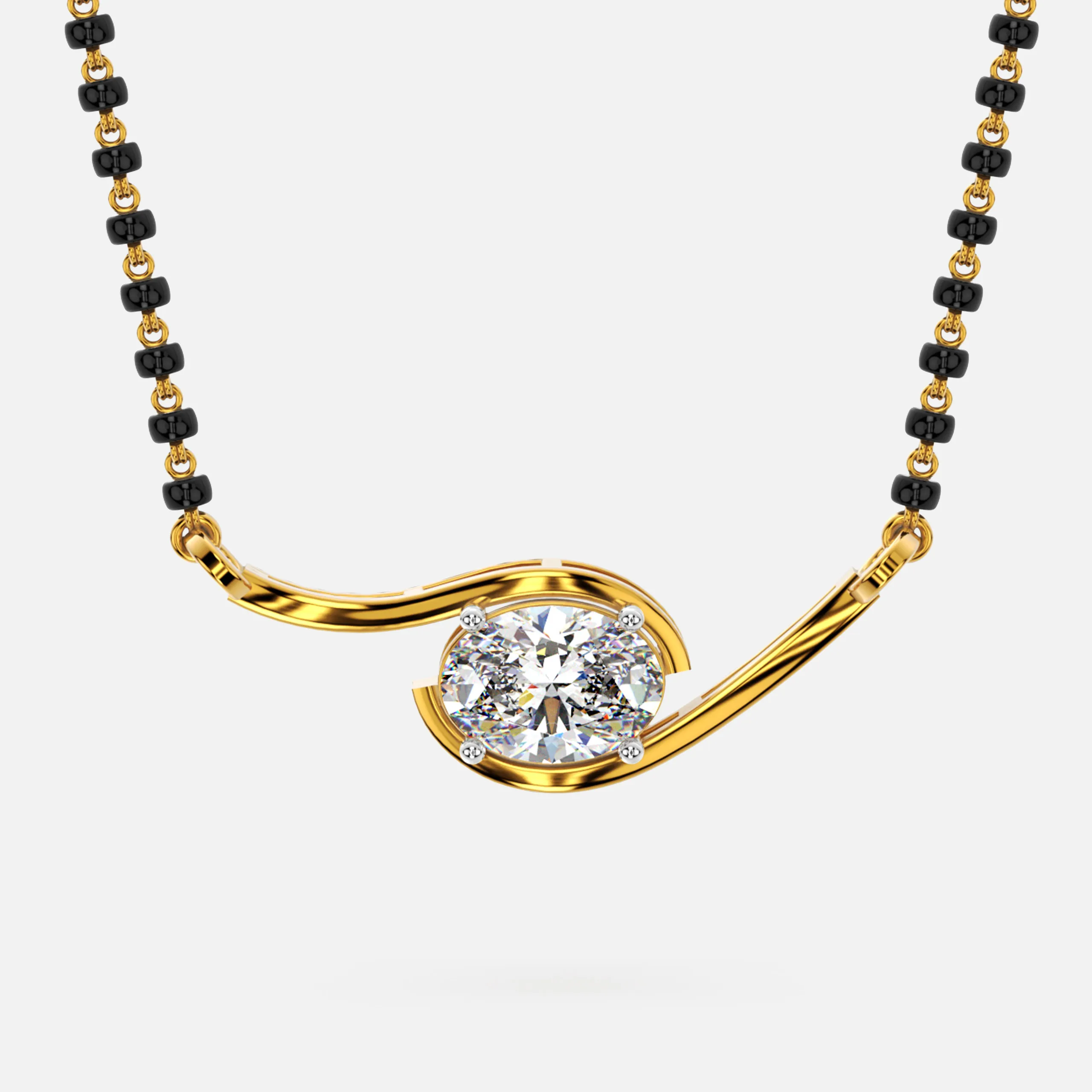 Eternal Orbit Diamond Mangalsutra