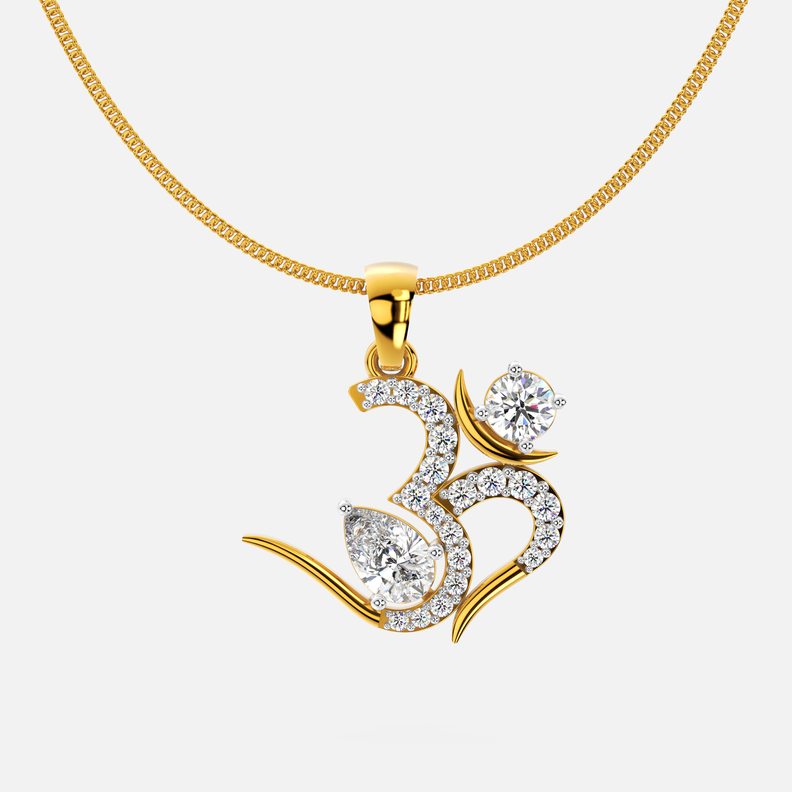 The Diamond Om Pendant