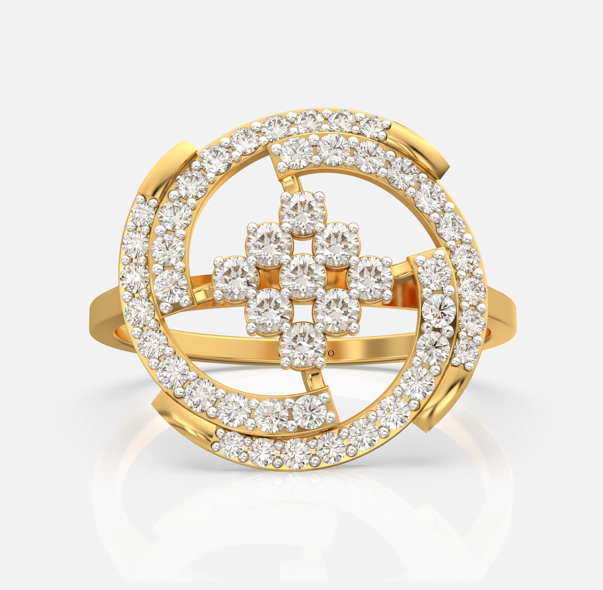 Celestial Circle Diamond Ring