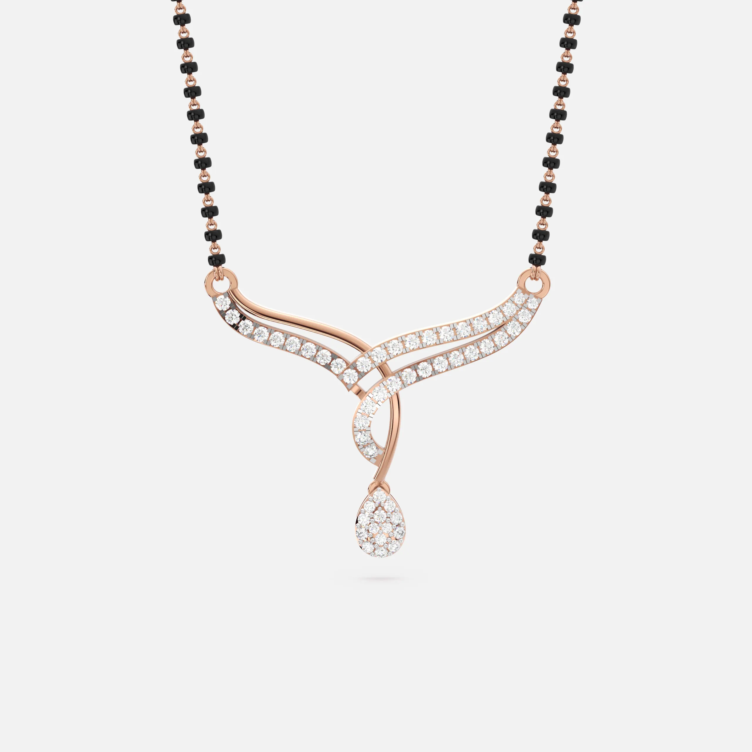 Twirl Grace Diamond Mangalsutra