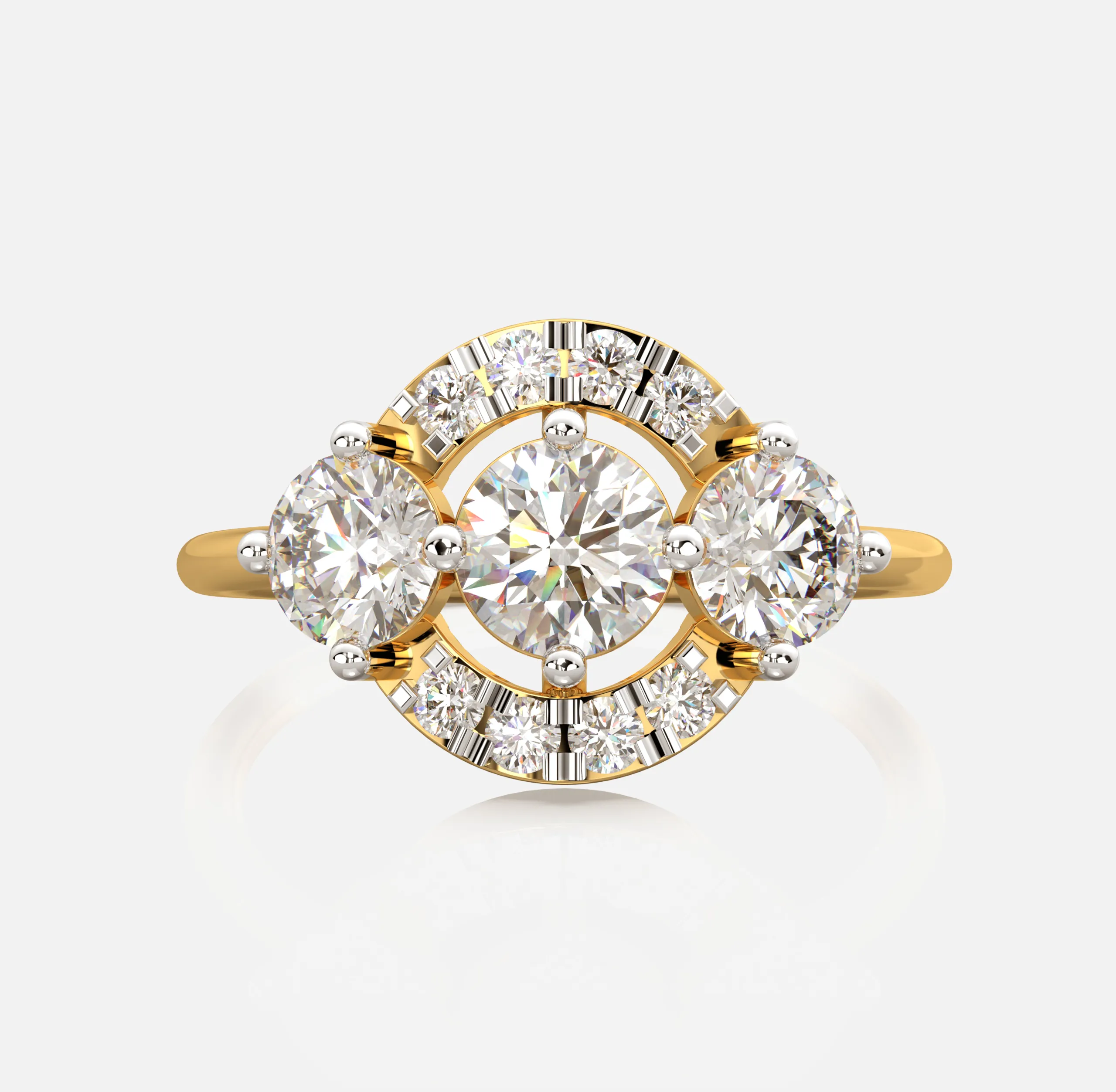 Halo Embrace Diamond Ring