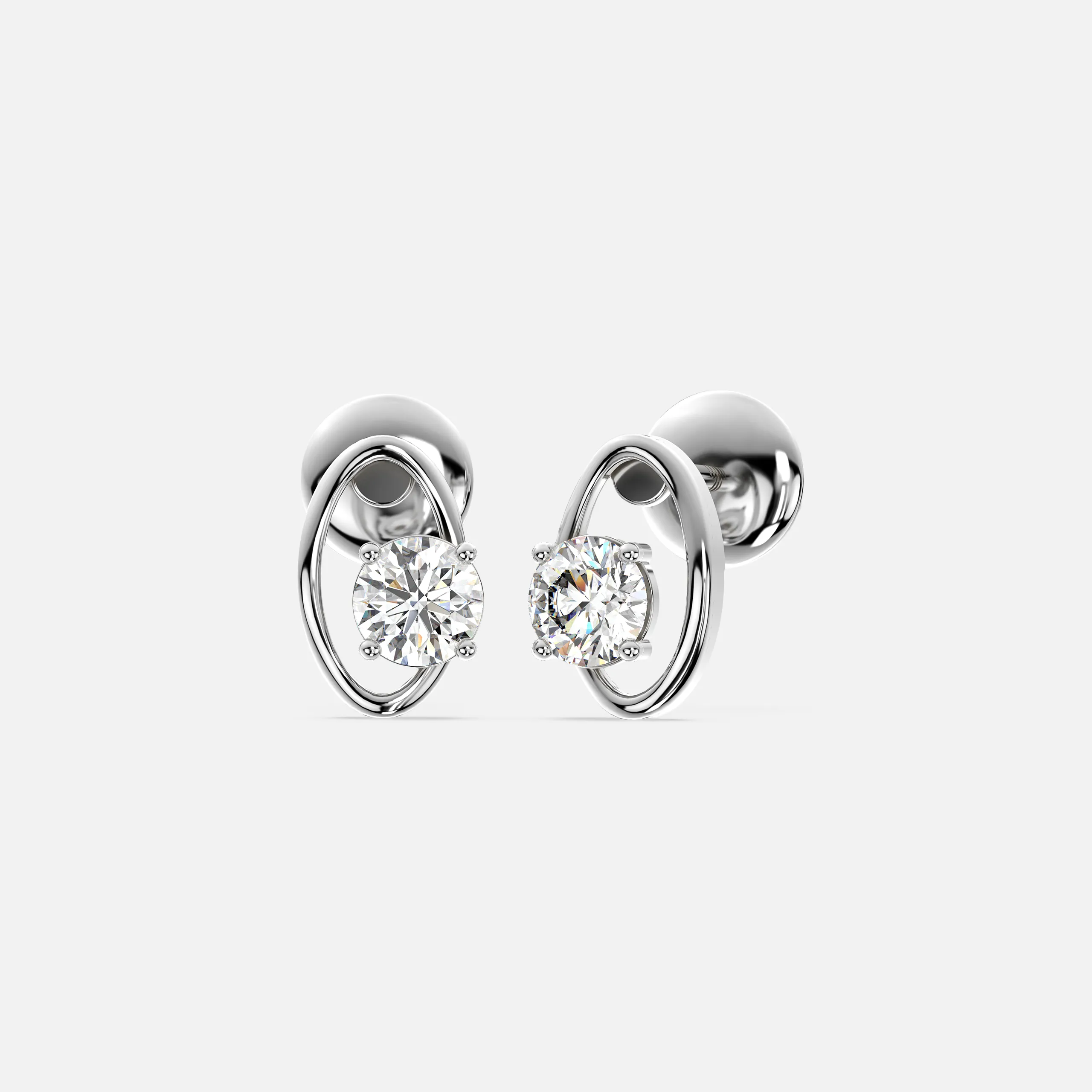 Eternal Halo Diamond Earring