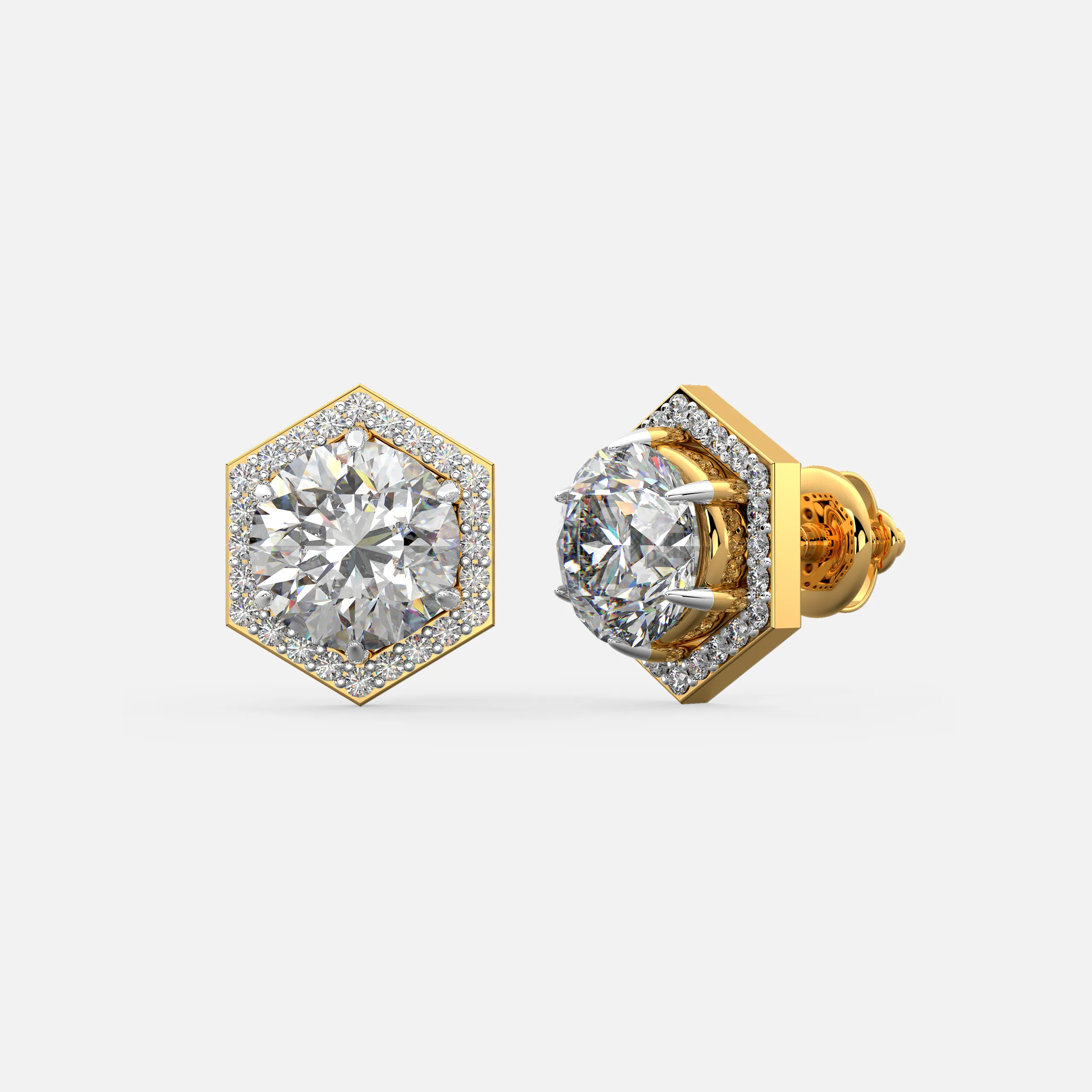 Luminous Hex Earrings
