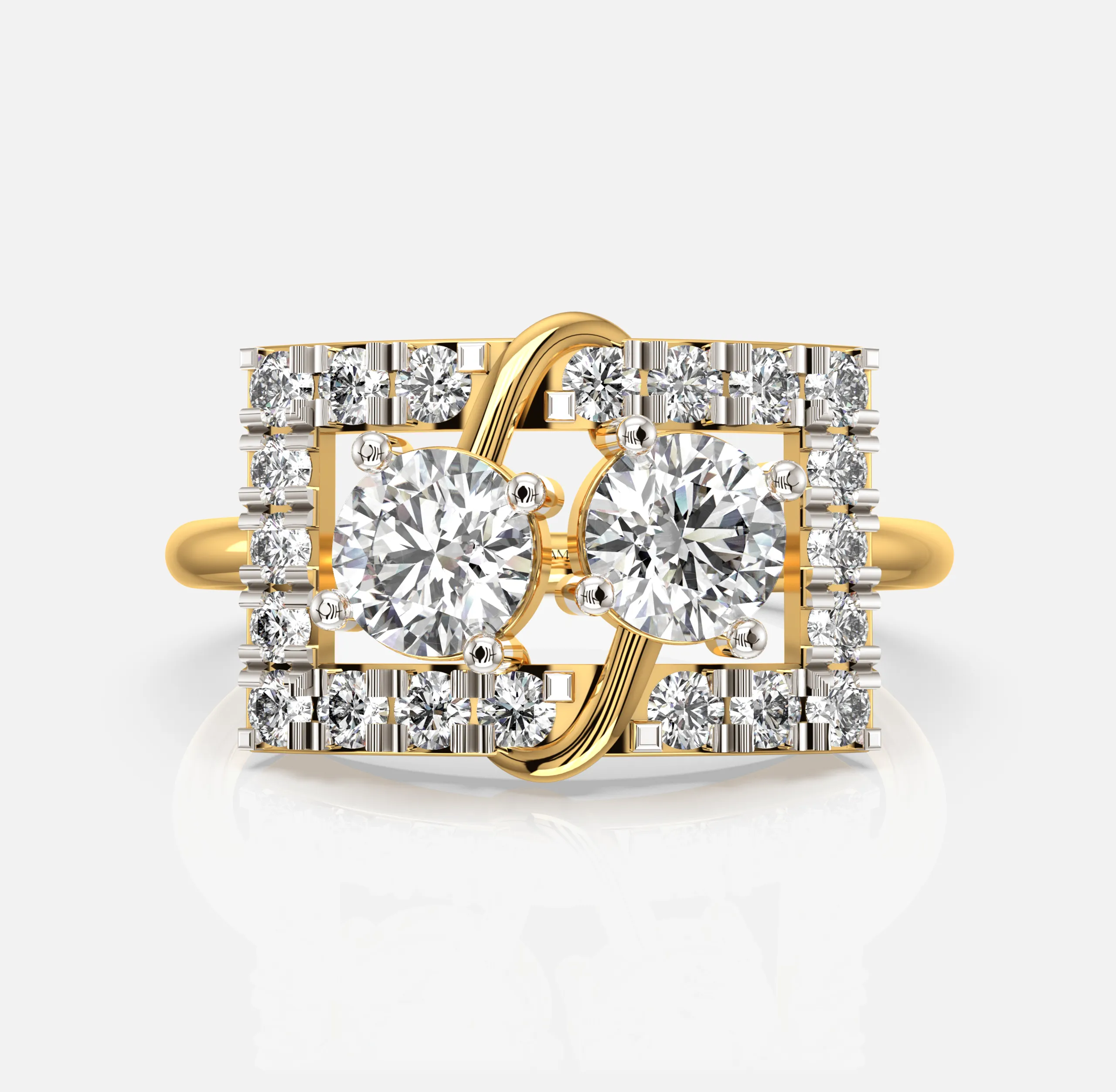 DuoBrilliance Frame Diamond Ring