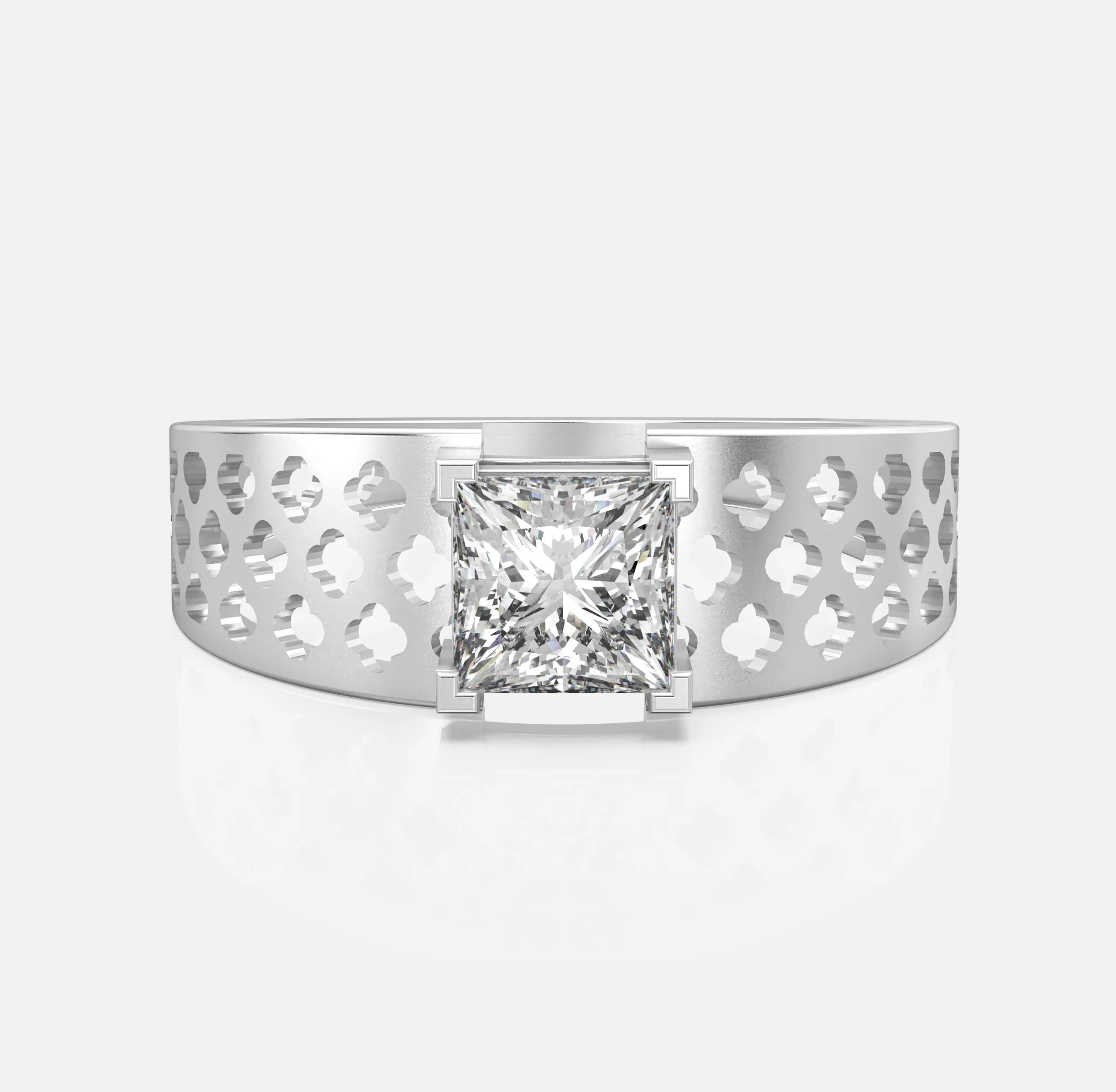 Regal Lattice Men’s Ring