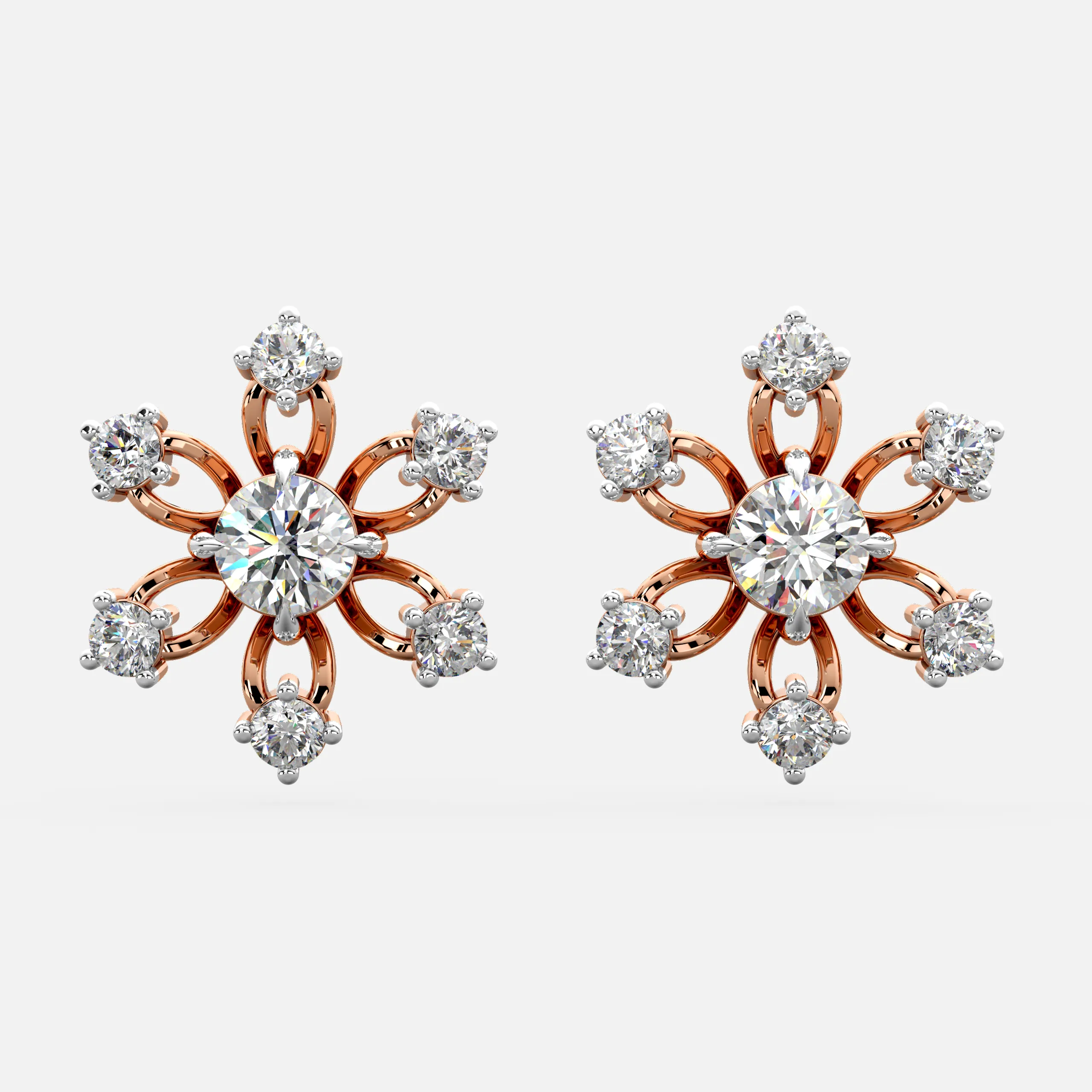 Floral Diamond earrings