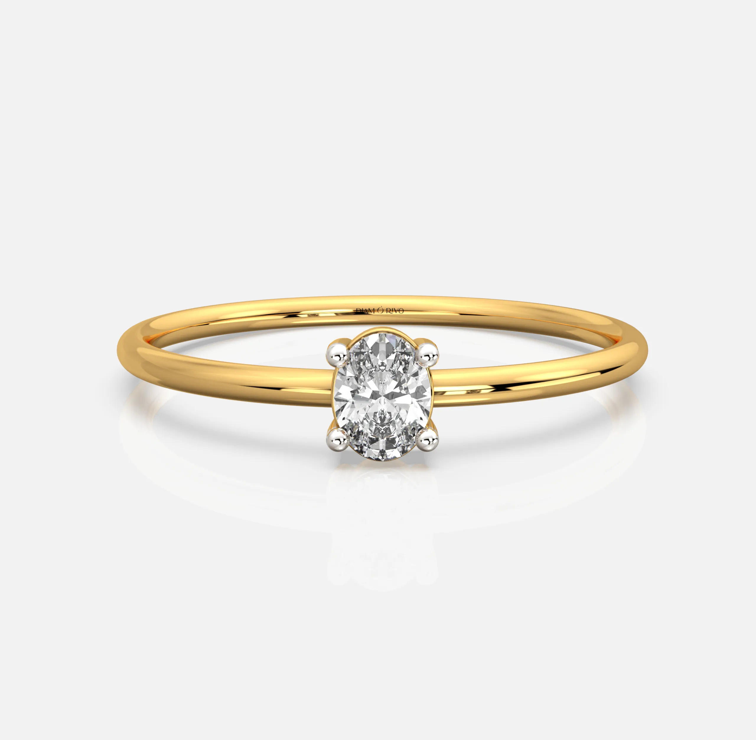Oval Halo Diamond Ring