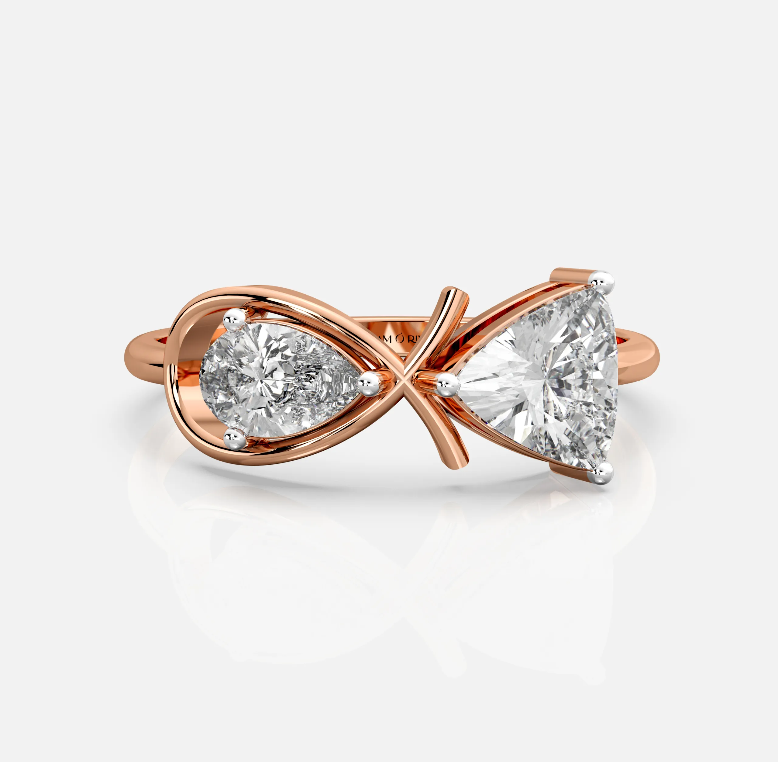 Infinity Crest Diamond Ring