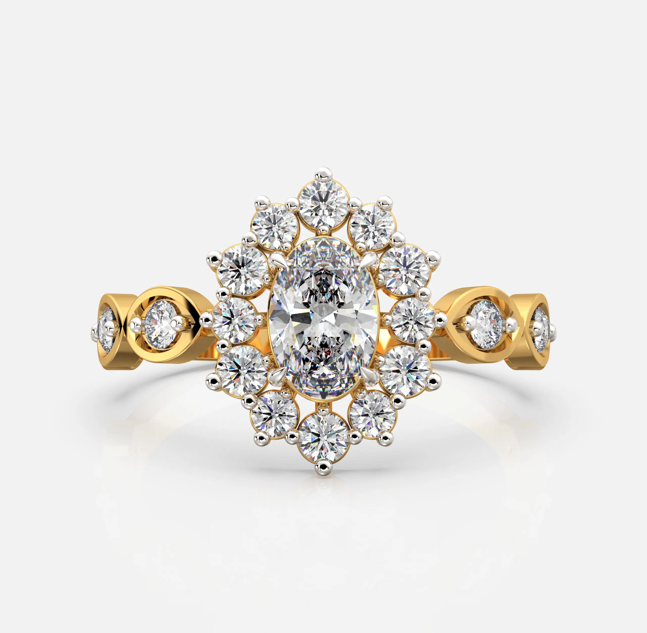 Opalina Halo Ring