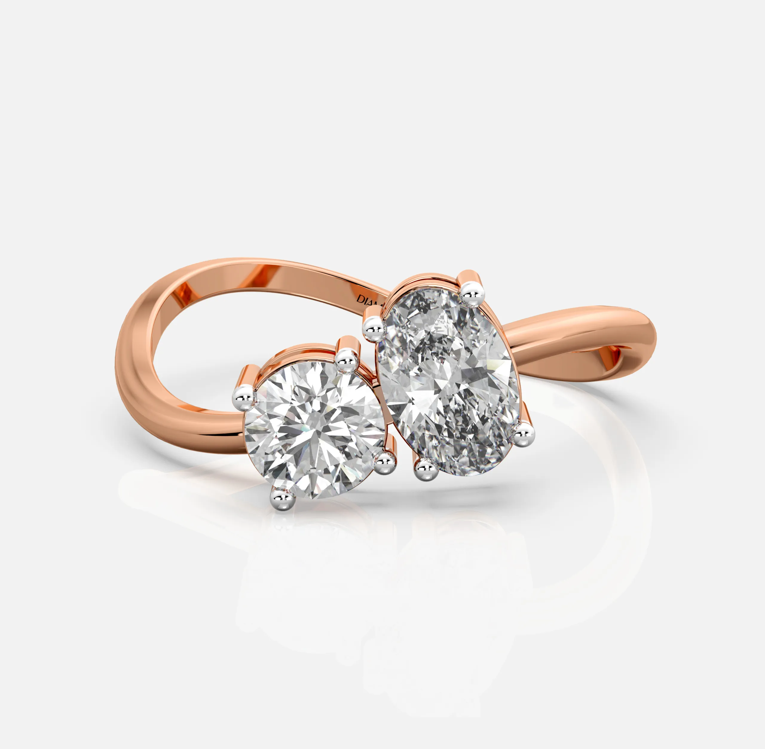 Infinity Duo Diamond Ring