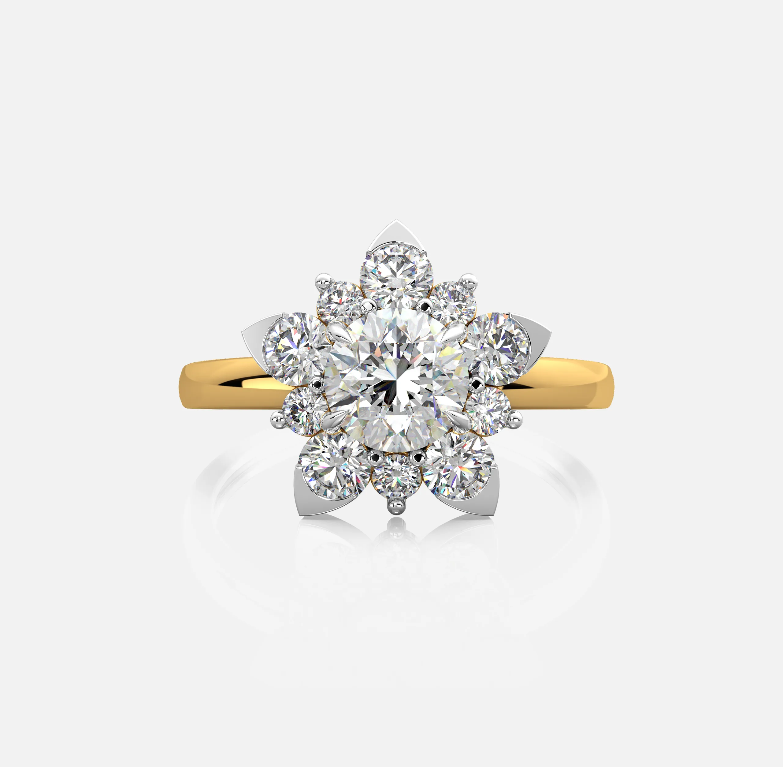 Timeless Floral Diamond Ring