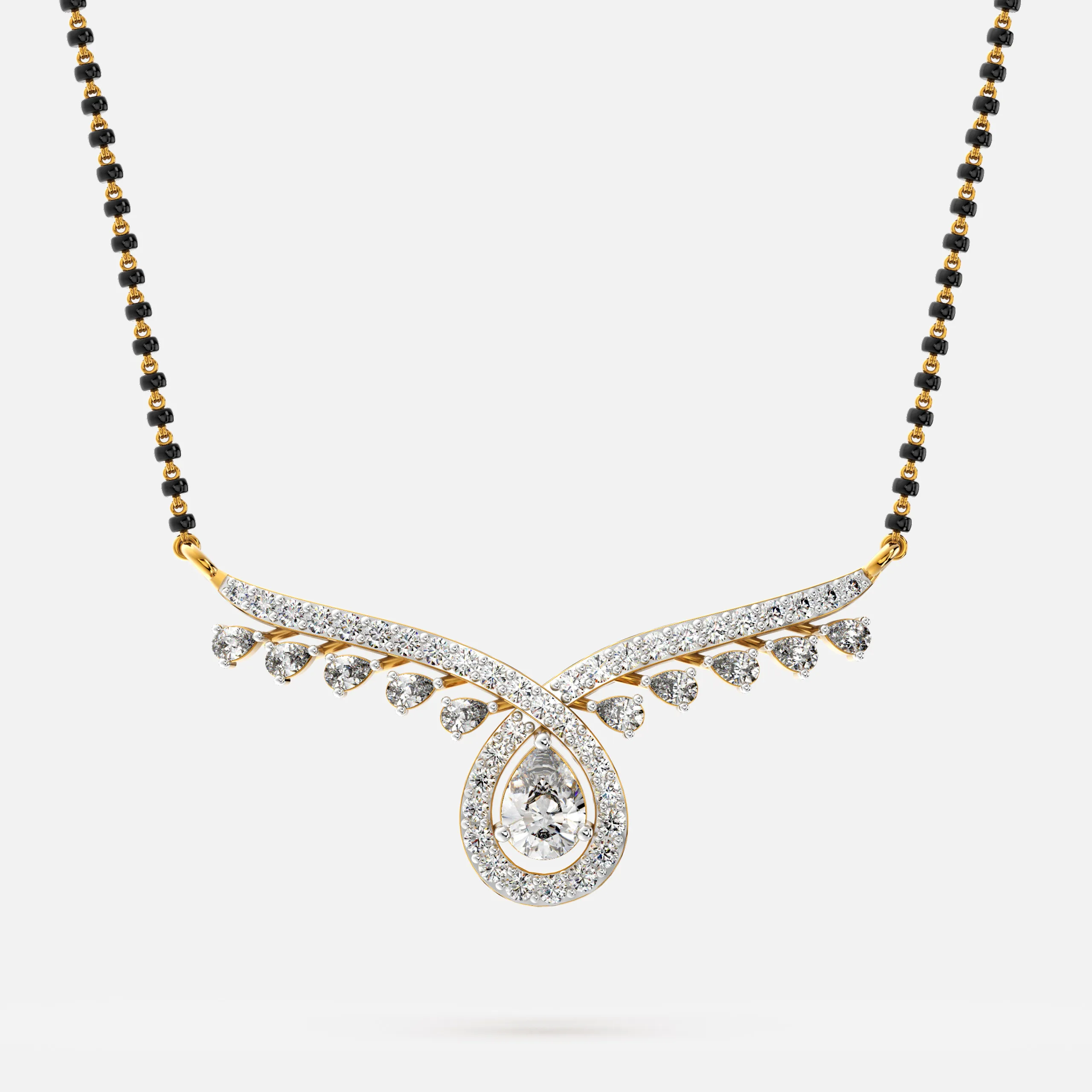 Twilight Leaf Mangalsutra