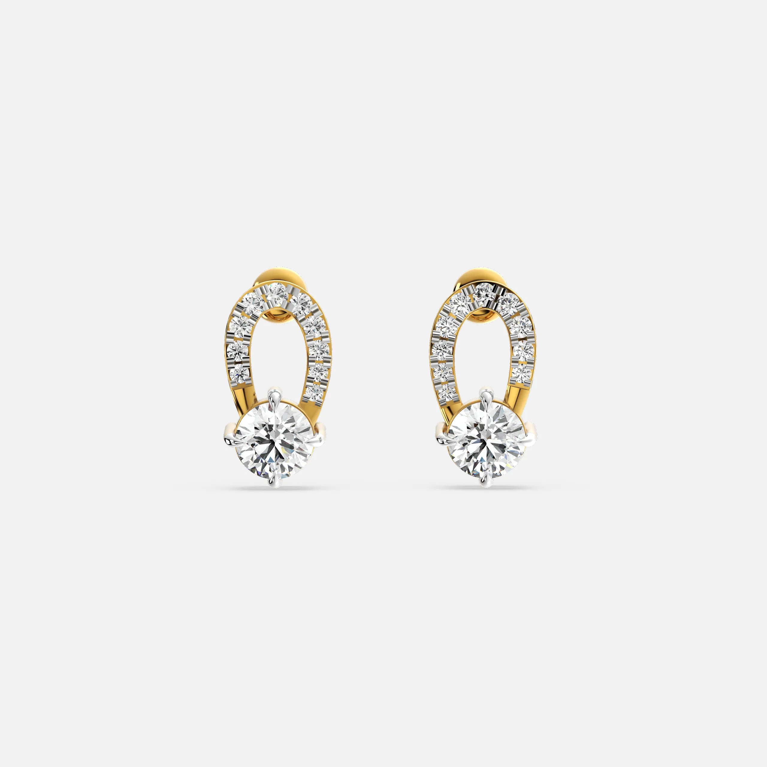 Infinity Glow Diamond Earrings