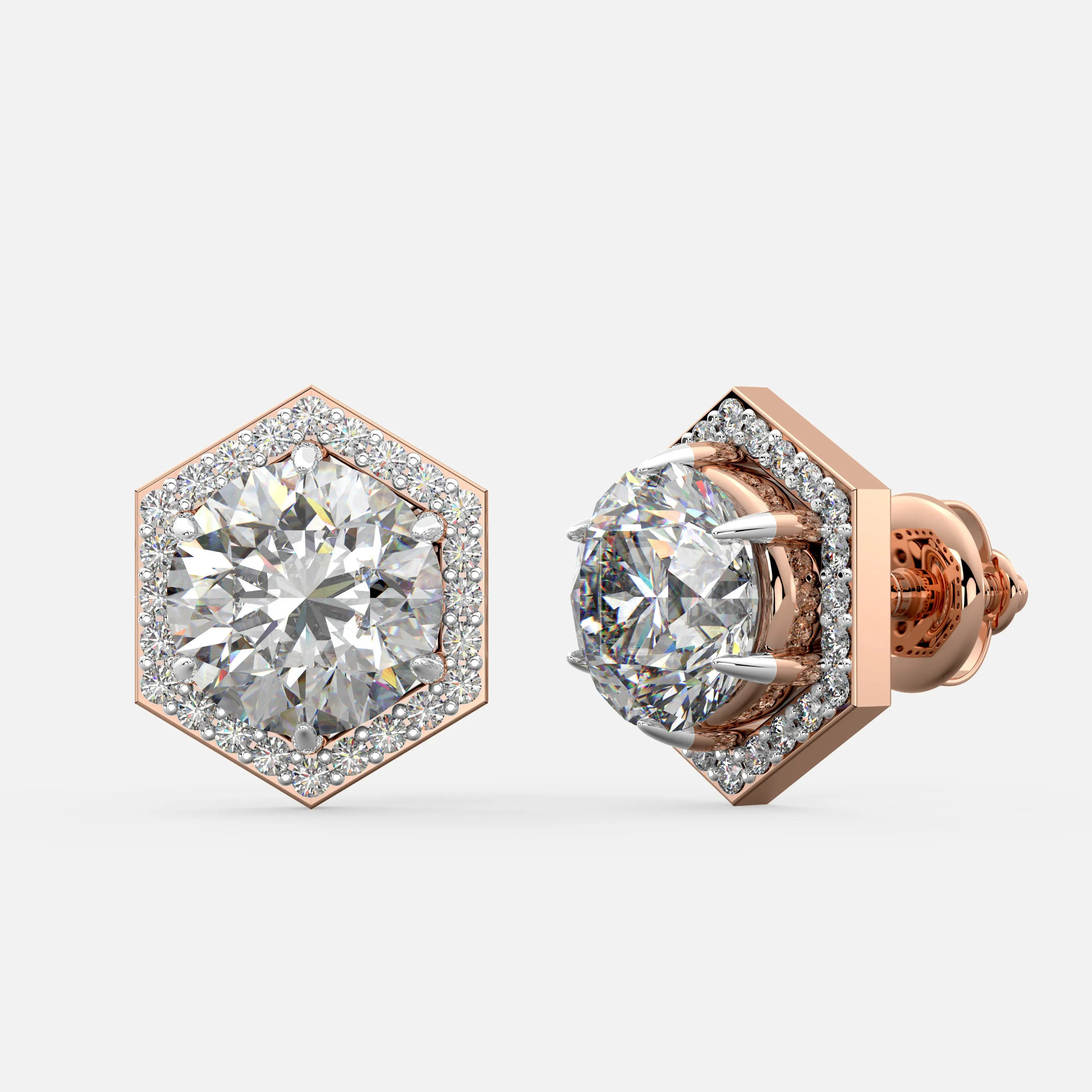 Luminous Hex Earrings