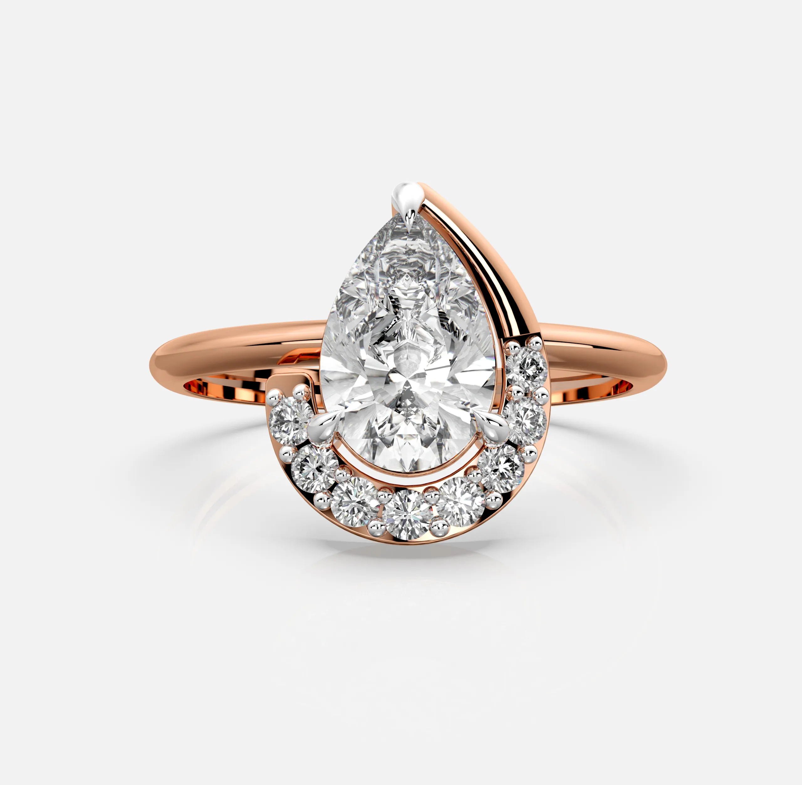 Shining Crescent Ring