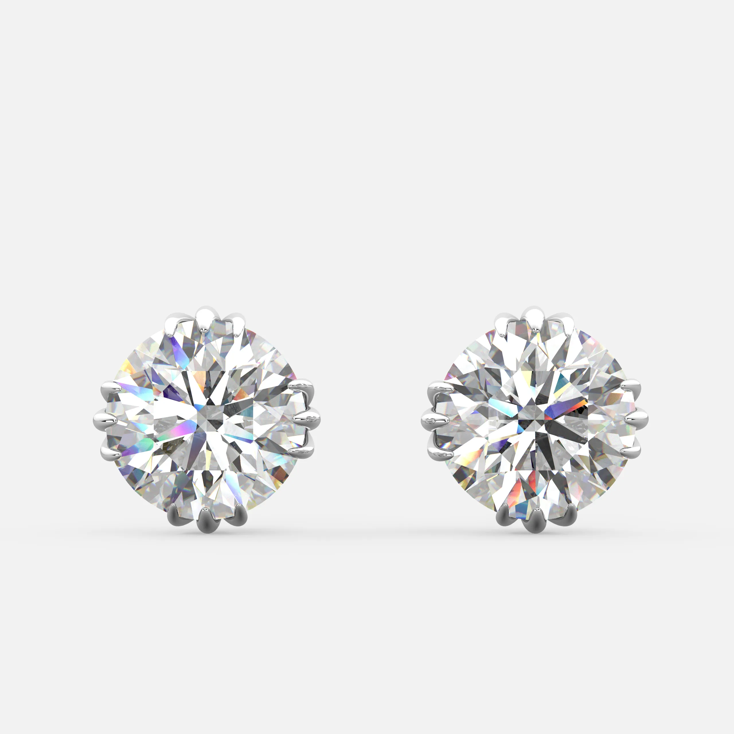 Solitaire Glow Studs