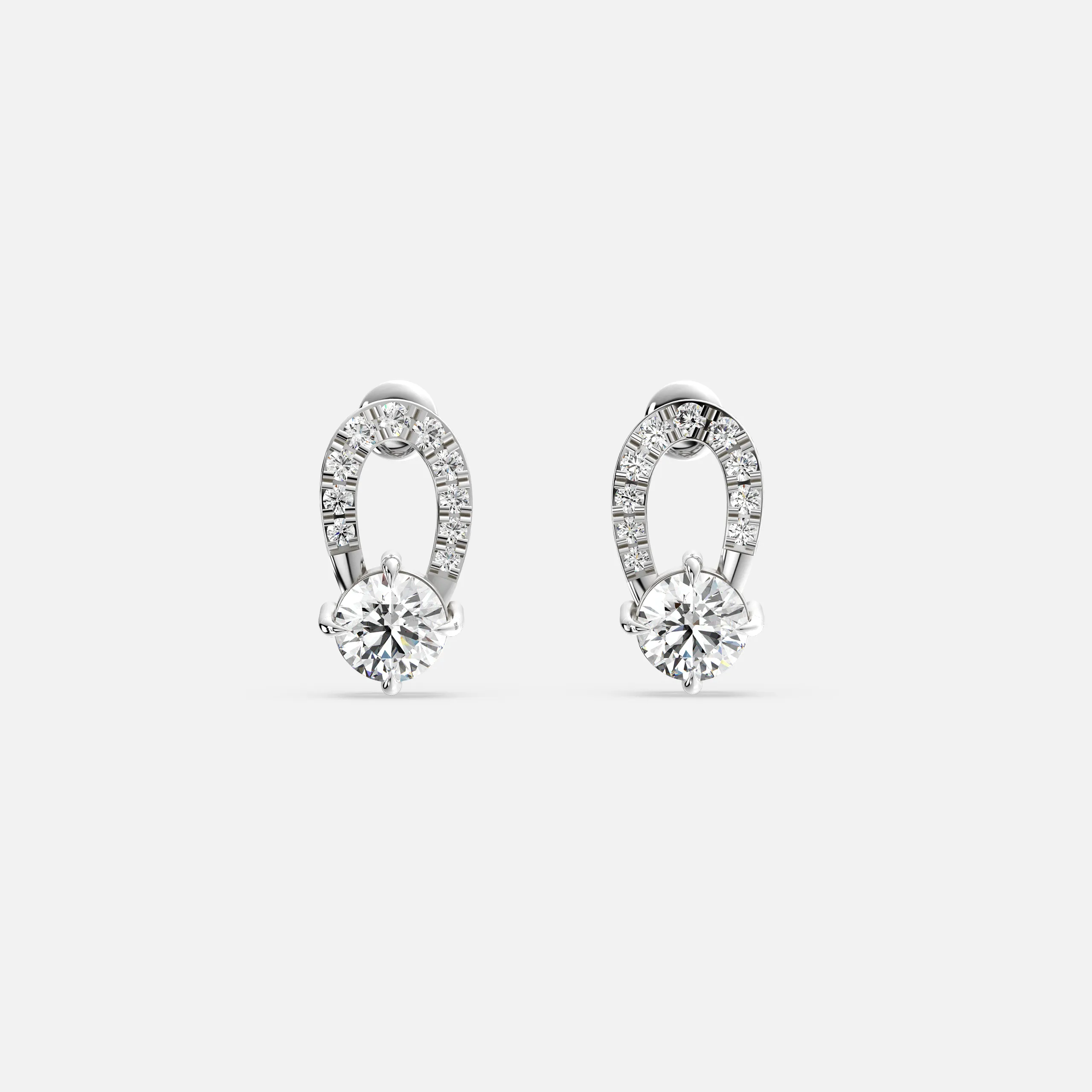 Infinity Glow Diamond Earrings