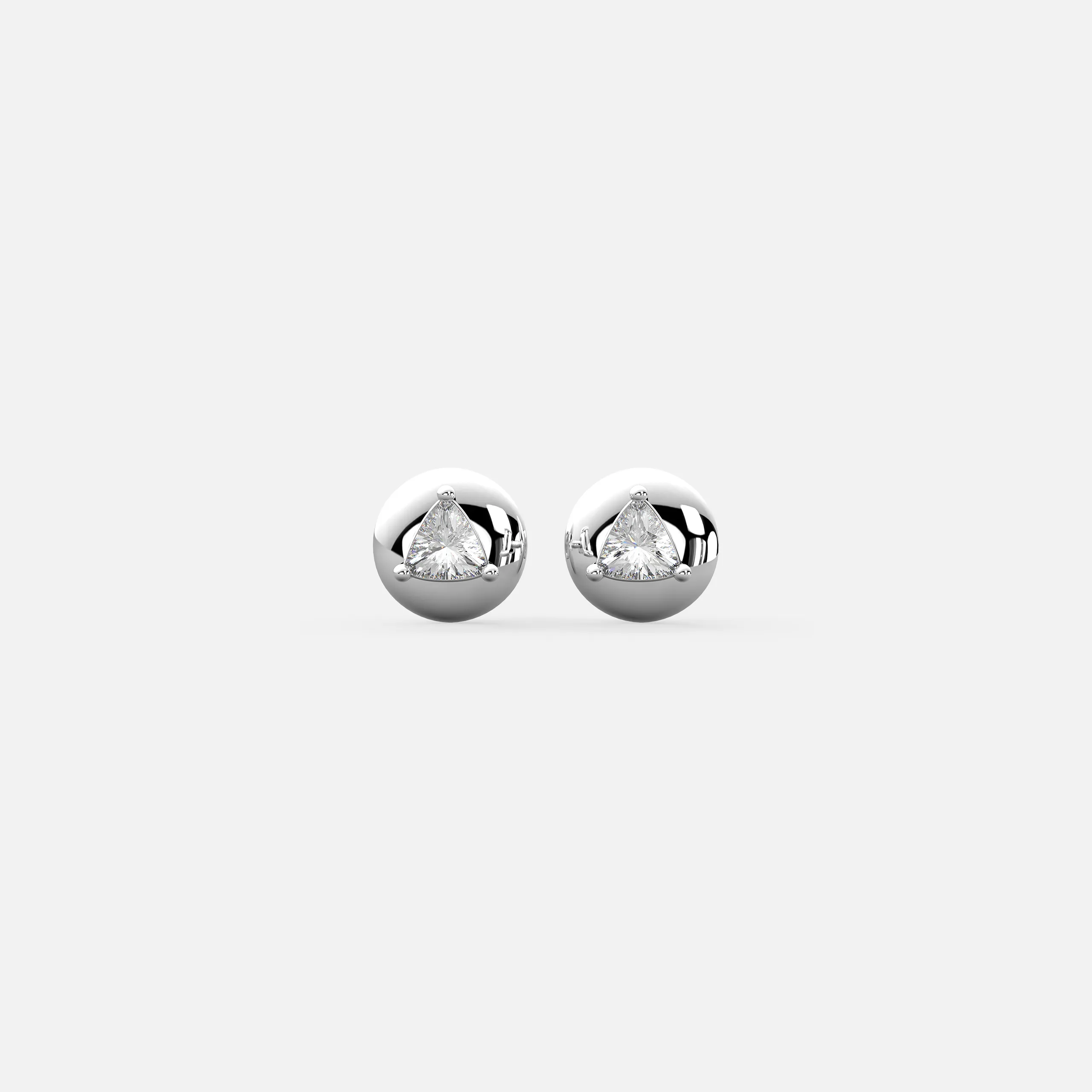 Trillion Bloom Diamond Earrings